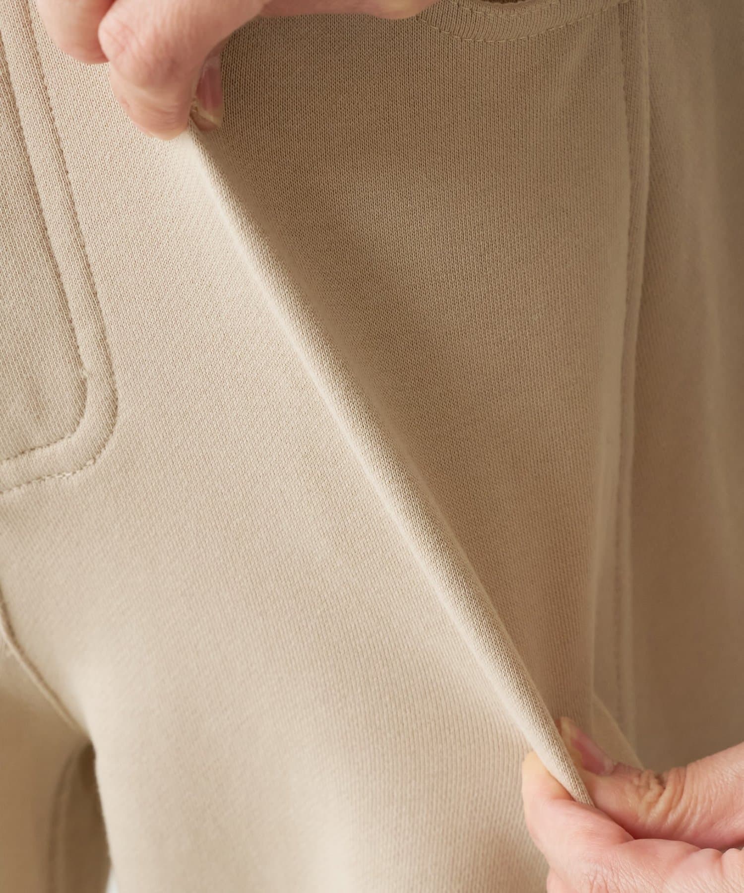 BEARDSLEY(ビアズリー) コットン裏毛バレルパンツ