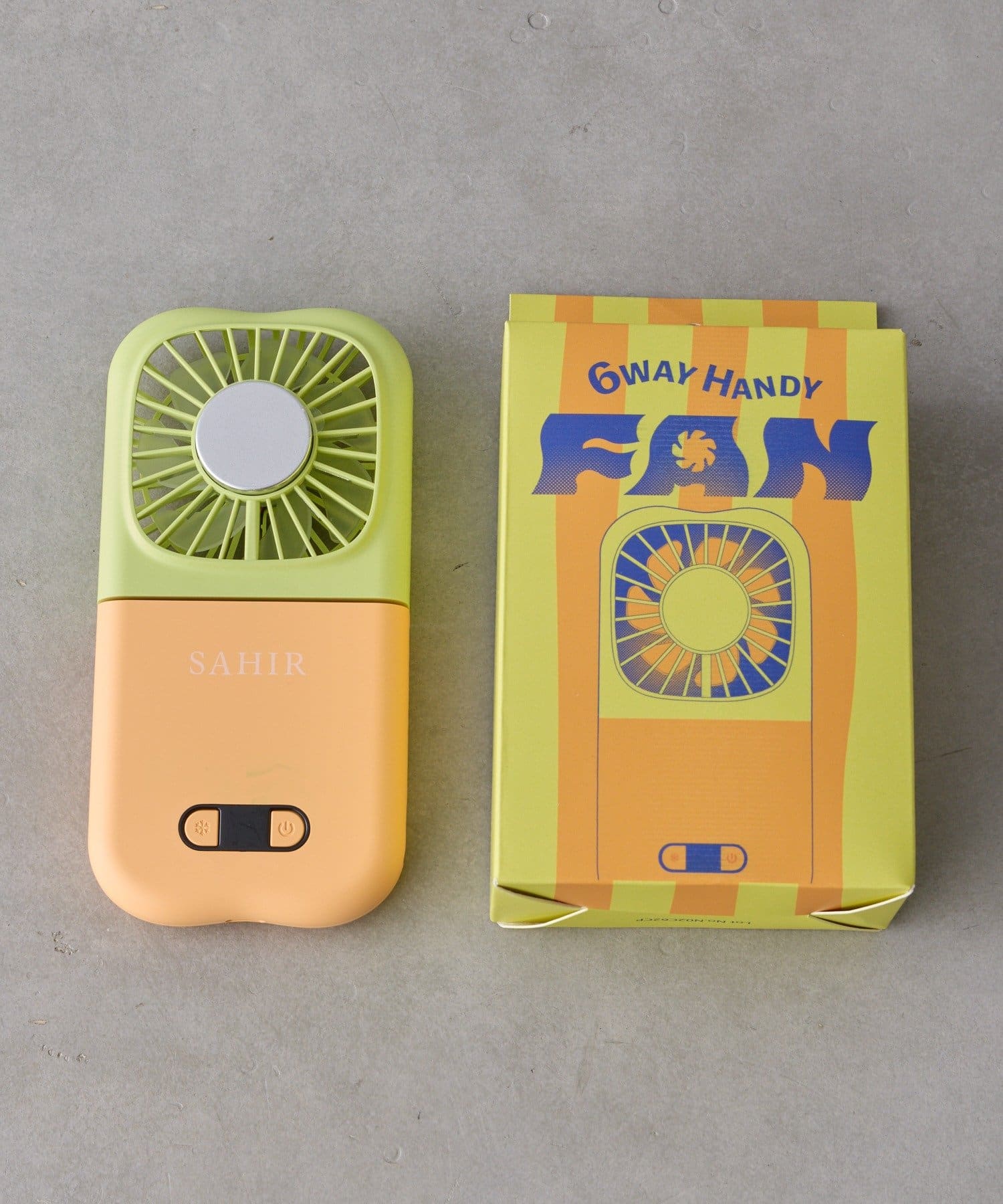 BIRTHDAY BAR(バースデイバー) 【SAHIR サヒール】6way handy fan　冷却プレート付