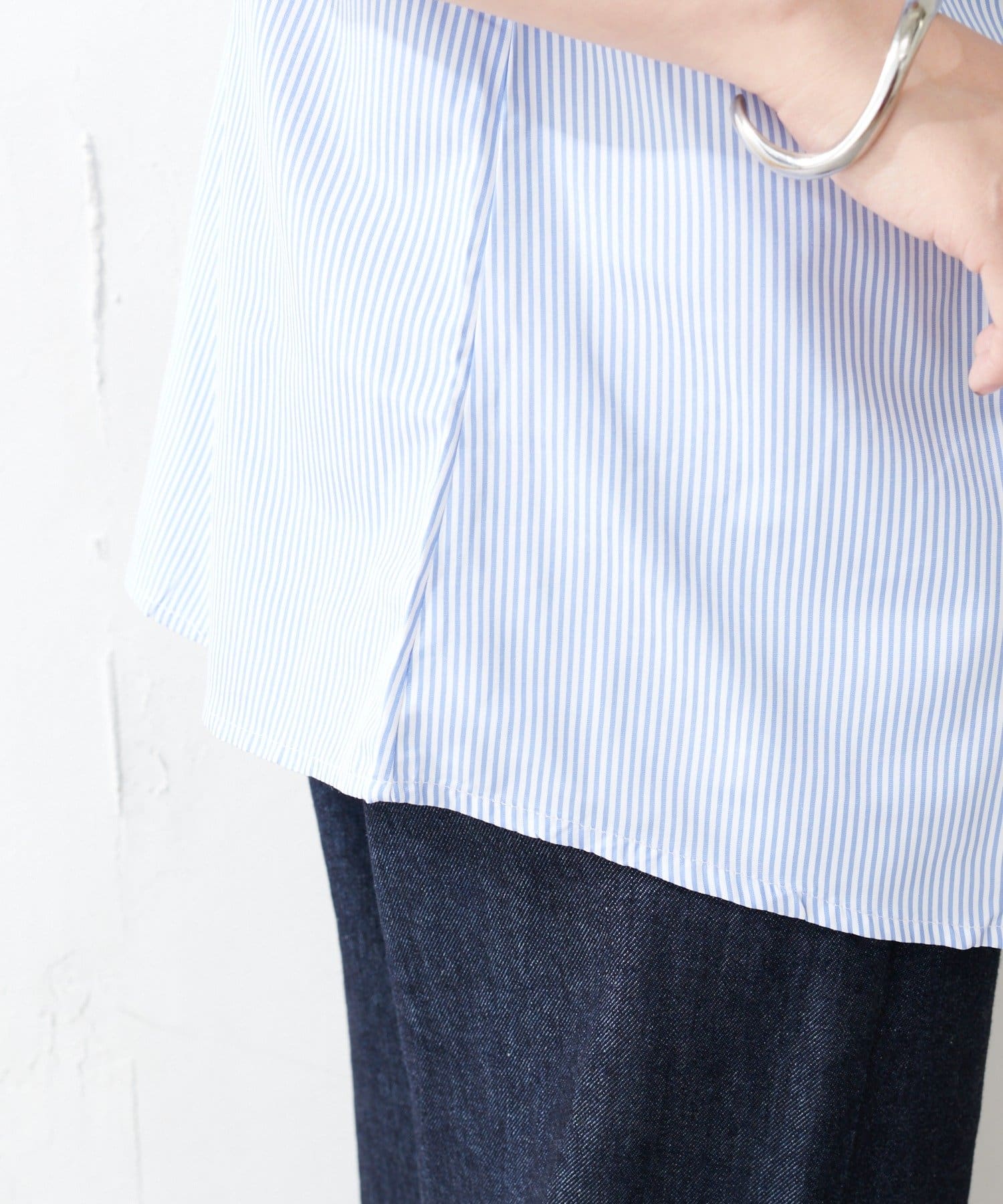 DISCOAT(ディスコート) 【WEB限定】フリルノースリブラウス