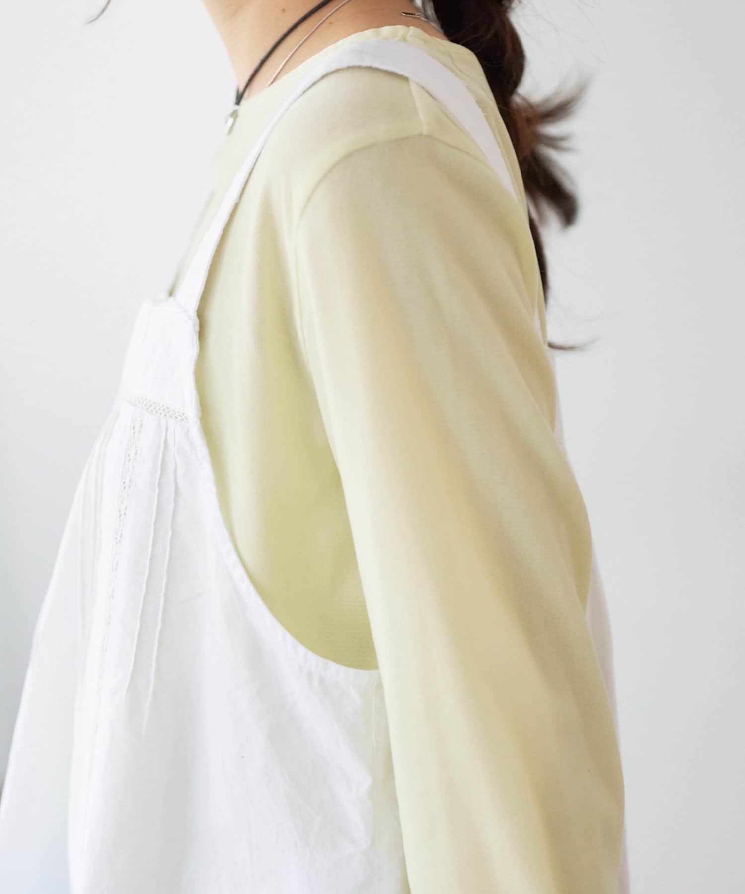 DISCOAT(ディスコート) 【umm.】WEB限定レース使いノースリチュニック