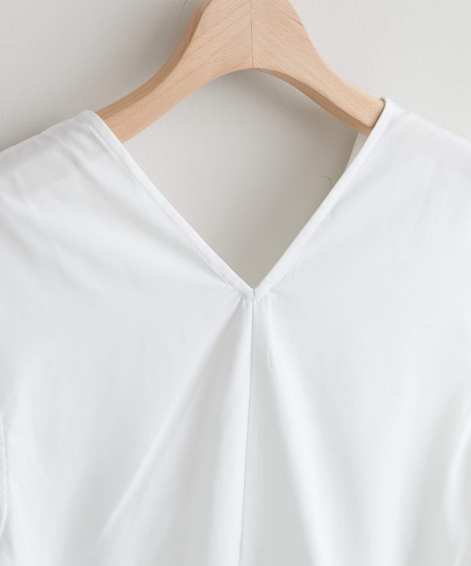 DISCOAT(ディスコート) 【SS先行予約/WEB限定】シャーリングノースリブラウス