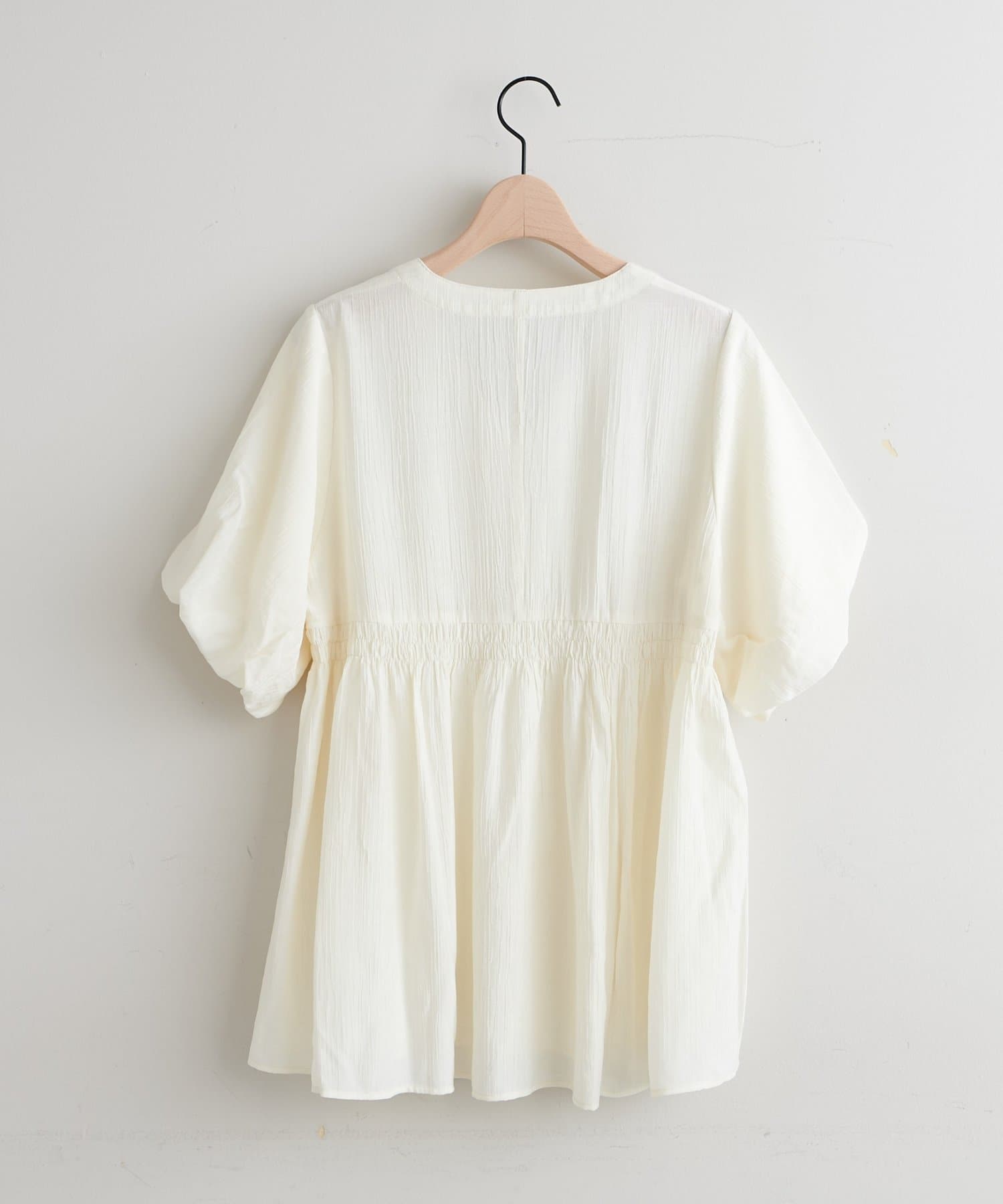 DISCOAT(ディスコート) 【SS先行予約/WEB限定】袖バルーンシャーリングBL