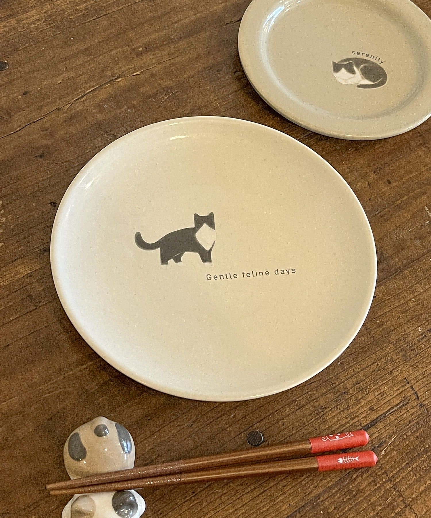 salut!(サリュ) 猫のプレート：20cm