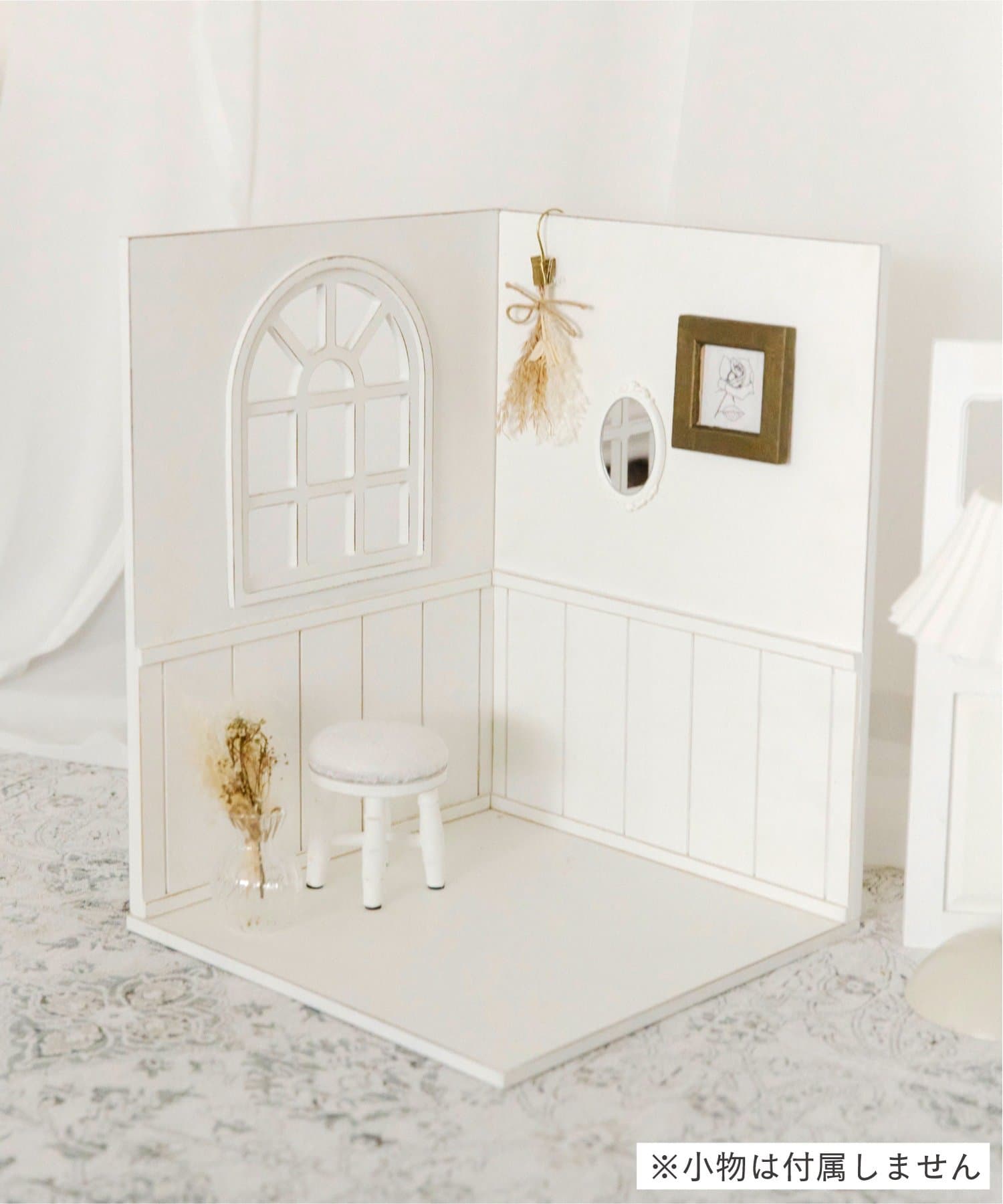 salut!(サリュ) 《1/6サイズ》シャビーホワイト背景ボードミニ／petit monde