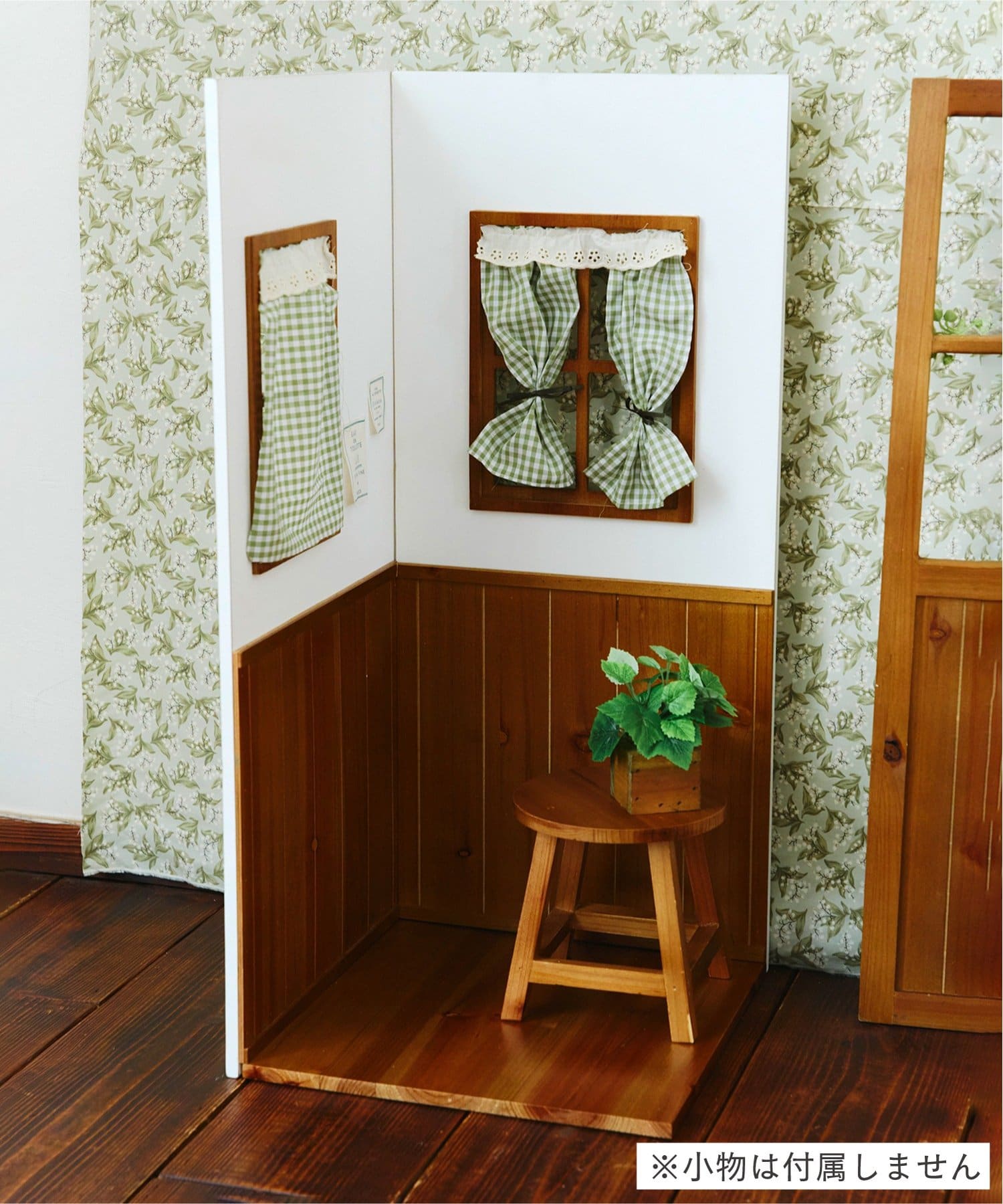 salut!(サリュ) 《1/3サイズ》カントリー背景ボード／petit monde