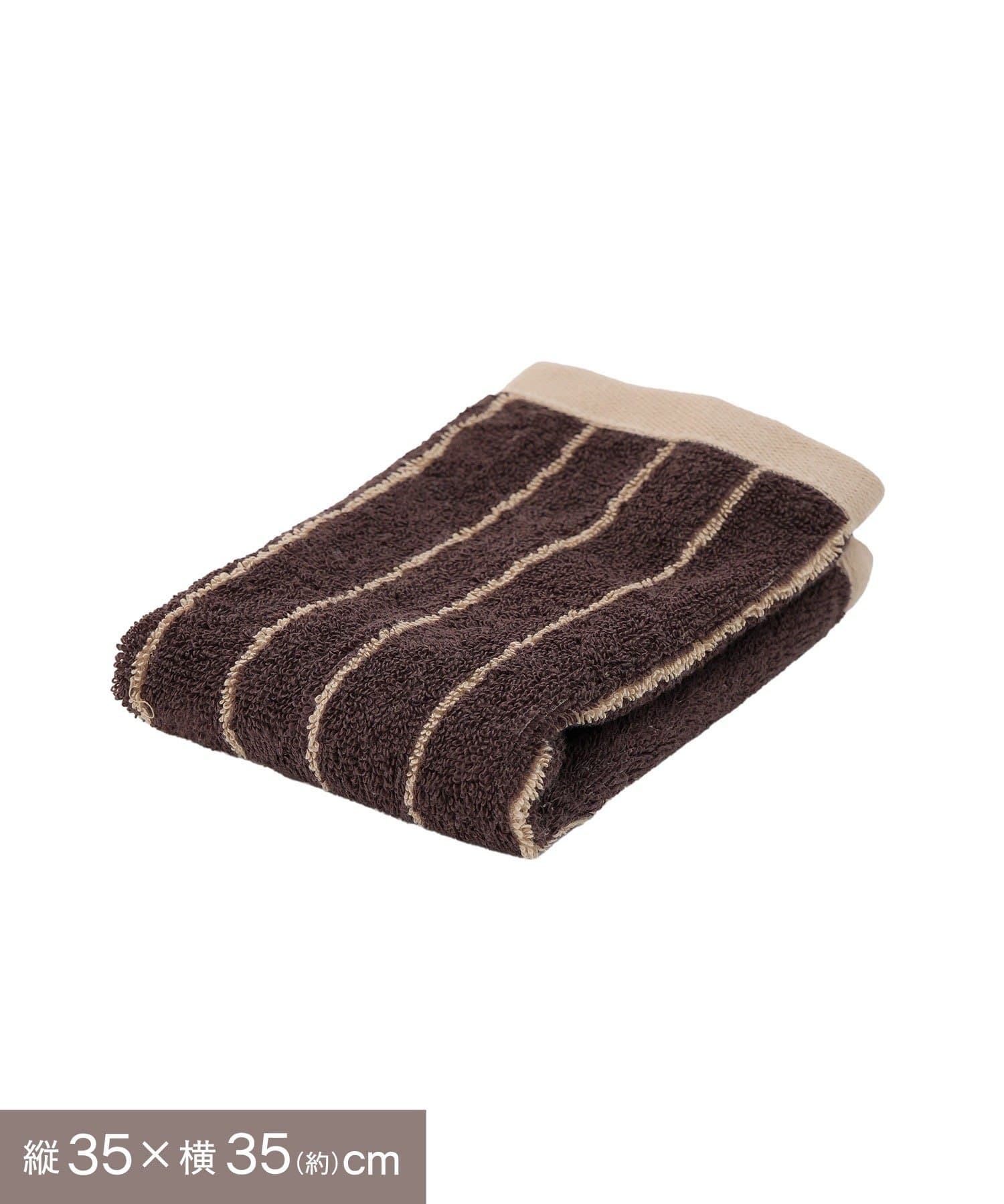 salut!(サリュ) ストライプハンドタオル35×35cm／Colorful Sink Days