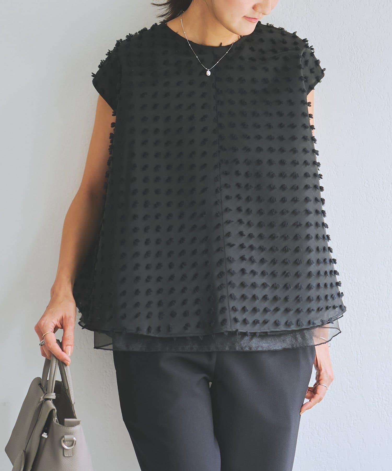 BEARDSLEY(ビアズリー) 《LIVETART》ふわふわジャガードブラウス