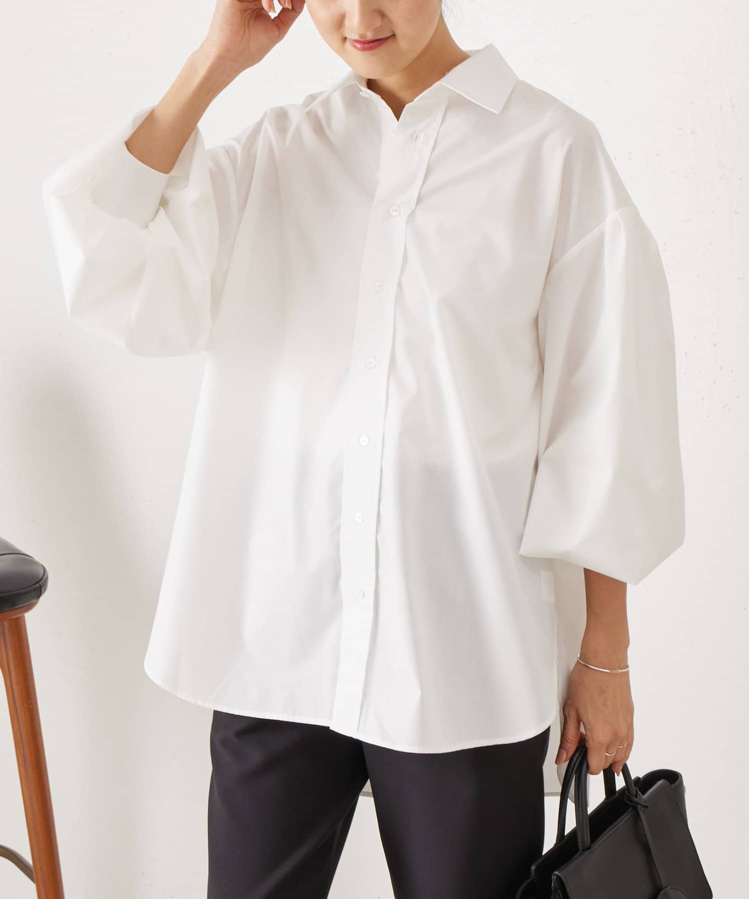 2/12(木)12：00予約開始》袖ボリュームシャツ | BEARDSLEY(ビアズリー