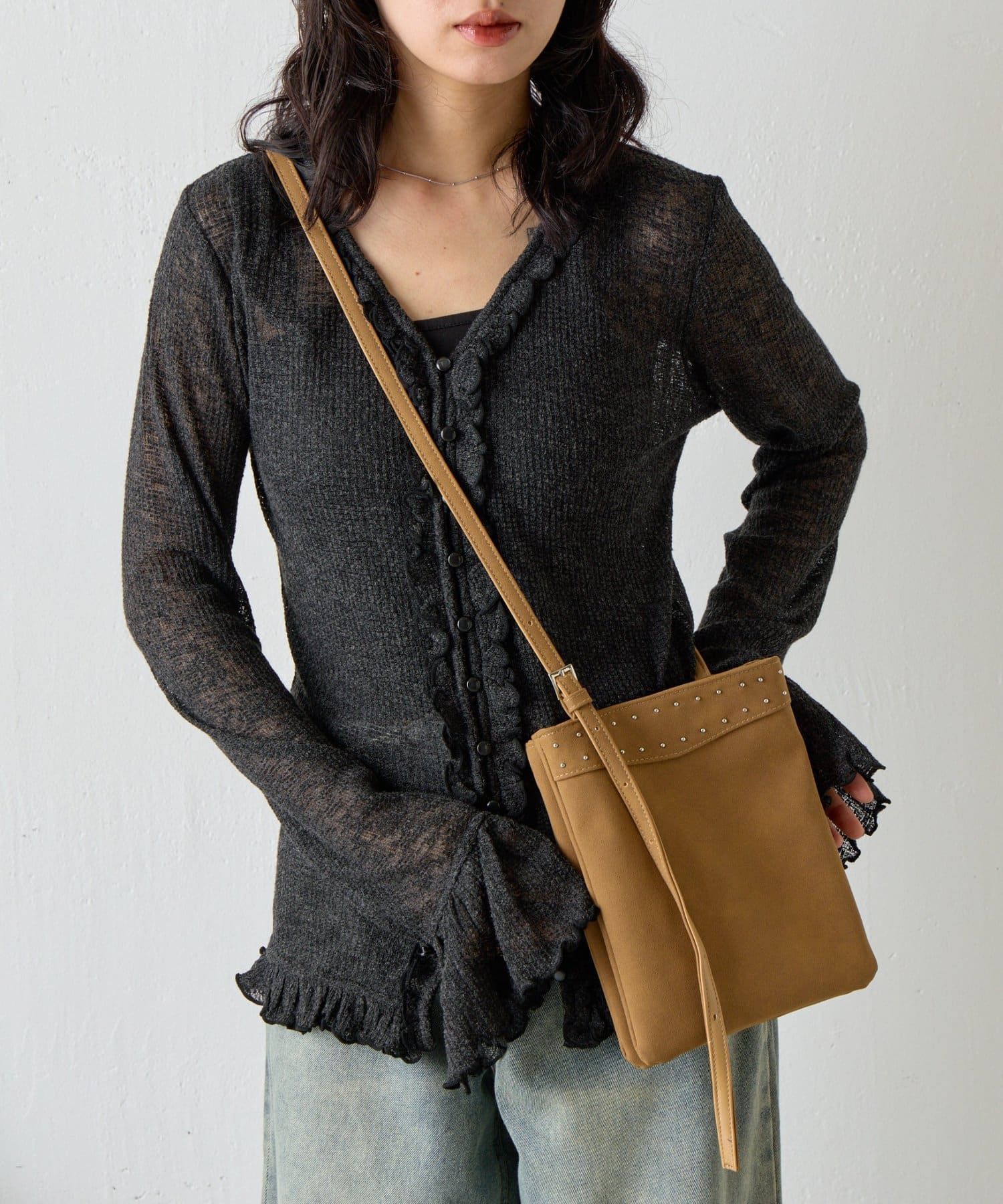 -goocy-(グーシー) スタッズミニショルダー