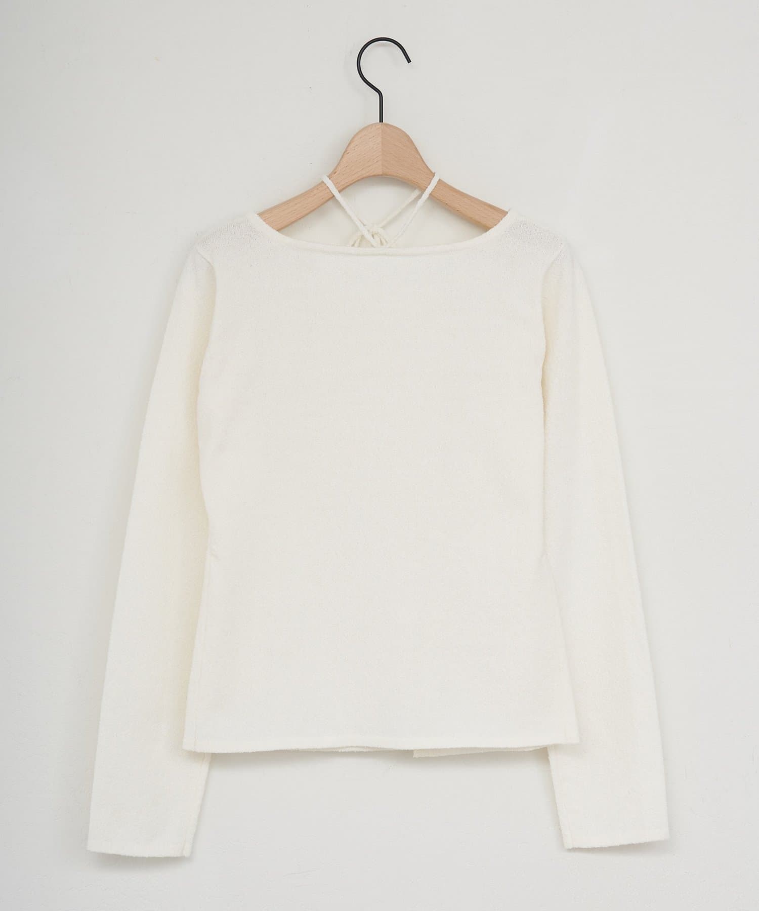 DISCOAT(ディスコート) 【SS先行予約/umm．】チョーカー付きドレープデザインカーデ