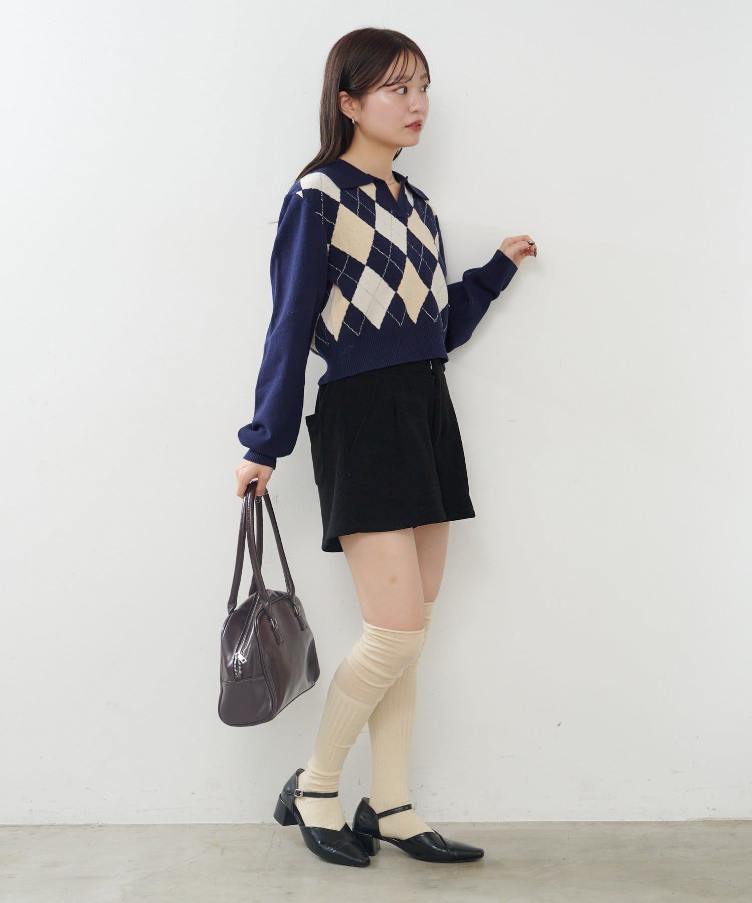 Kastane(カスタネ) 【新色追加】2WAYハイソックス