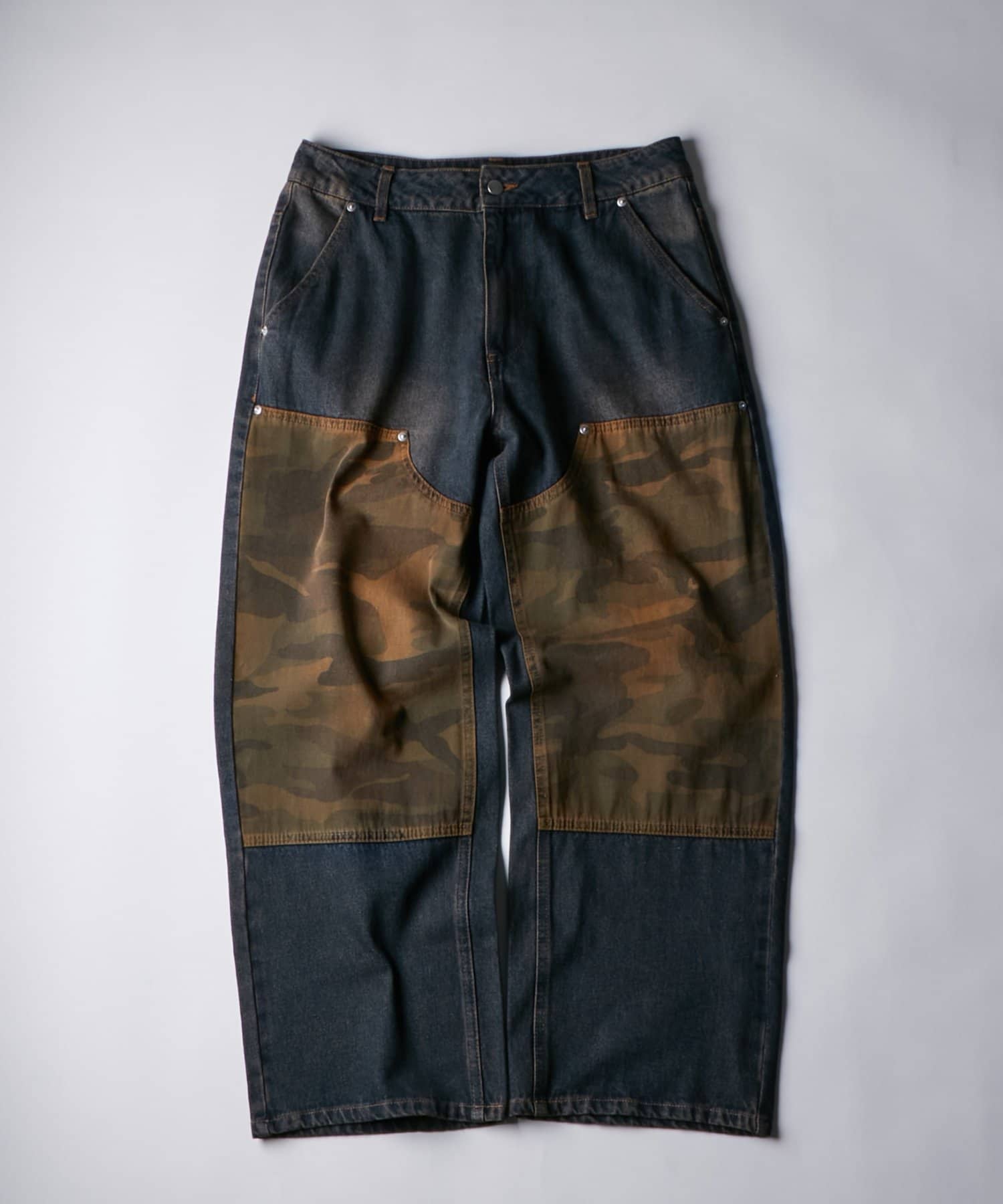 WHO’S WHO gallery(フーズフーギャラリー) KOOKY'Nダブルニー切り替えデニム