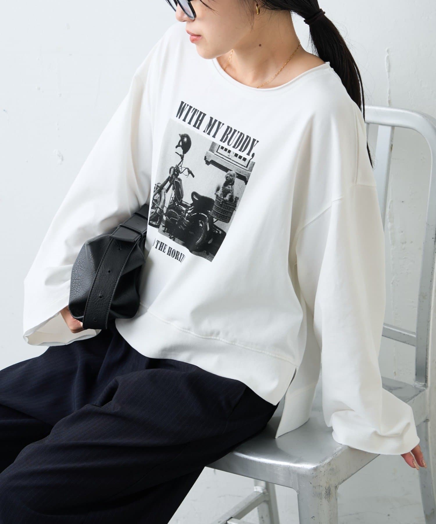 CIAOPANIC TYPY(チャオパニックティピー) ふんわりタッチアソートワイドスリーブTee