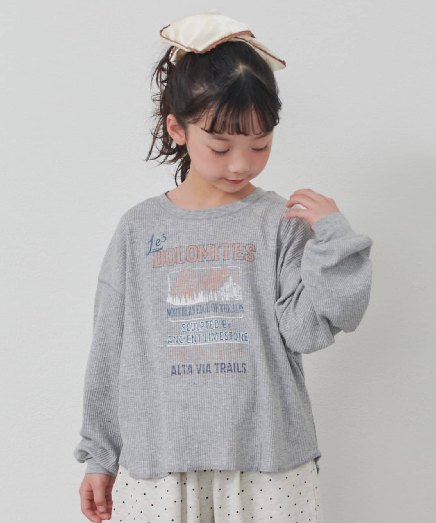 CIAOPANIC TYPY(チャオパニックティピー) 【KIDS】プチプラリブロゴロンTEE《ジュニアサイズあり》