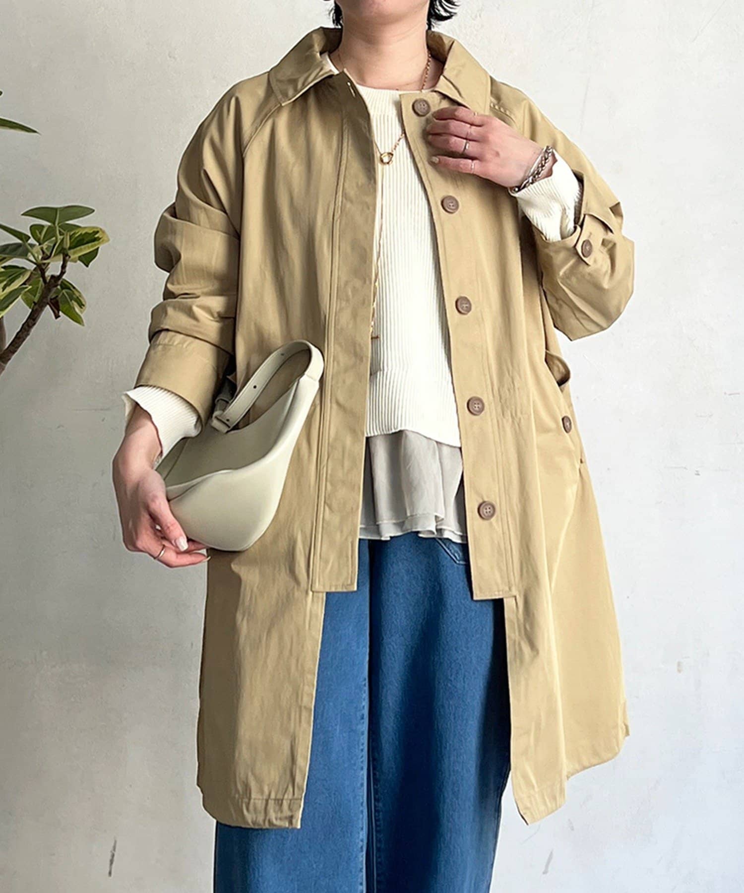 un dix cors(アンディコール) マルチウェイステンカラーコート