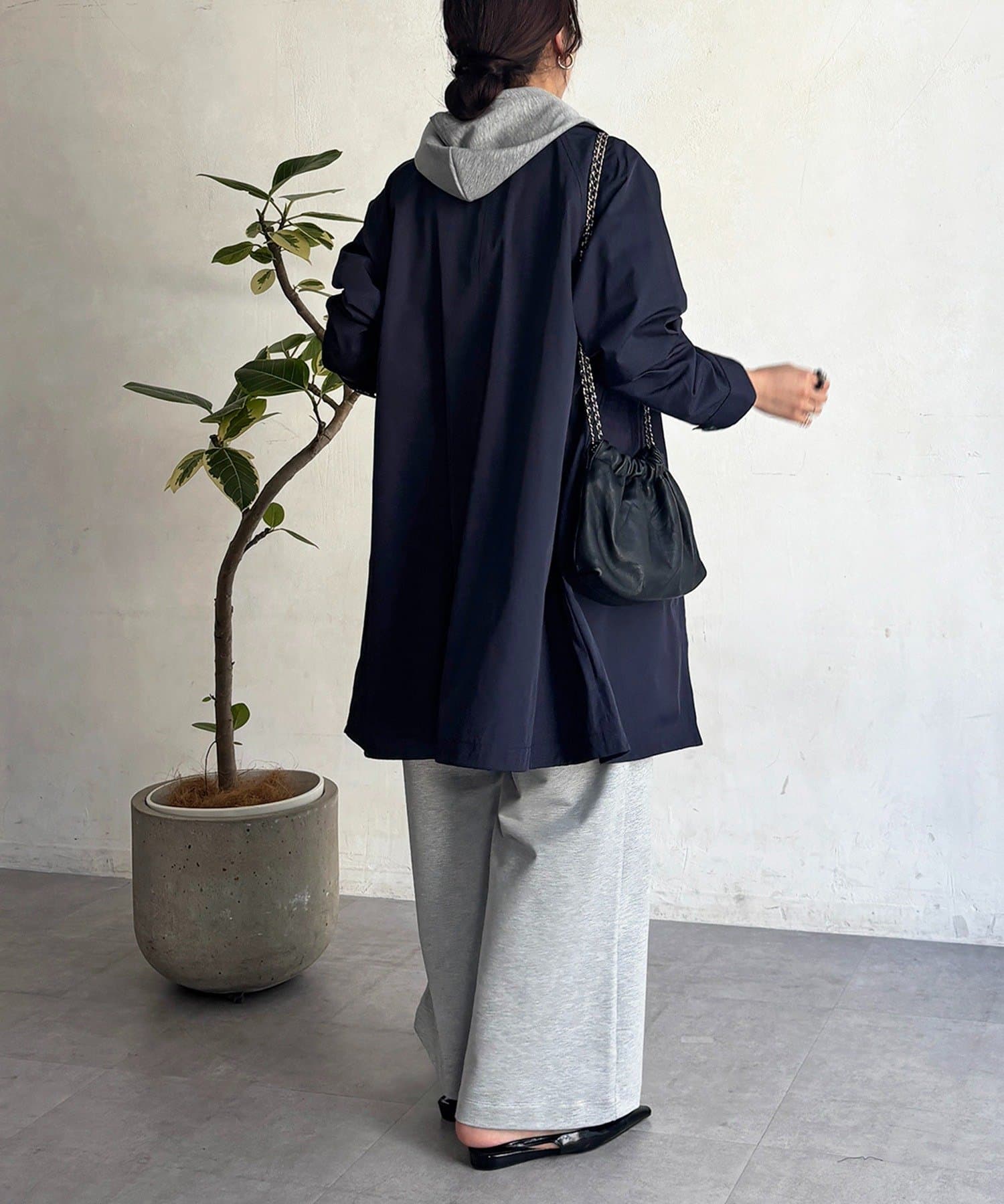 un dix cors(アンディコール) マルチウェイステンカラーコート