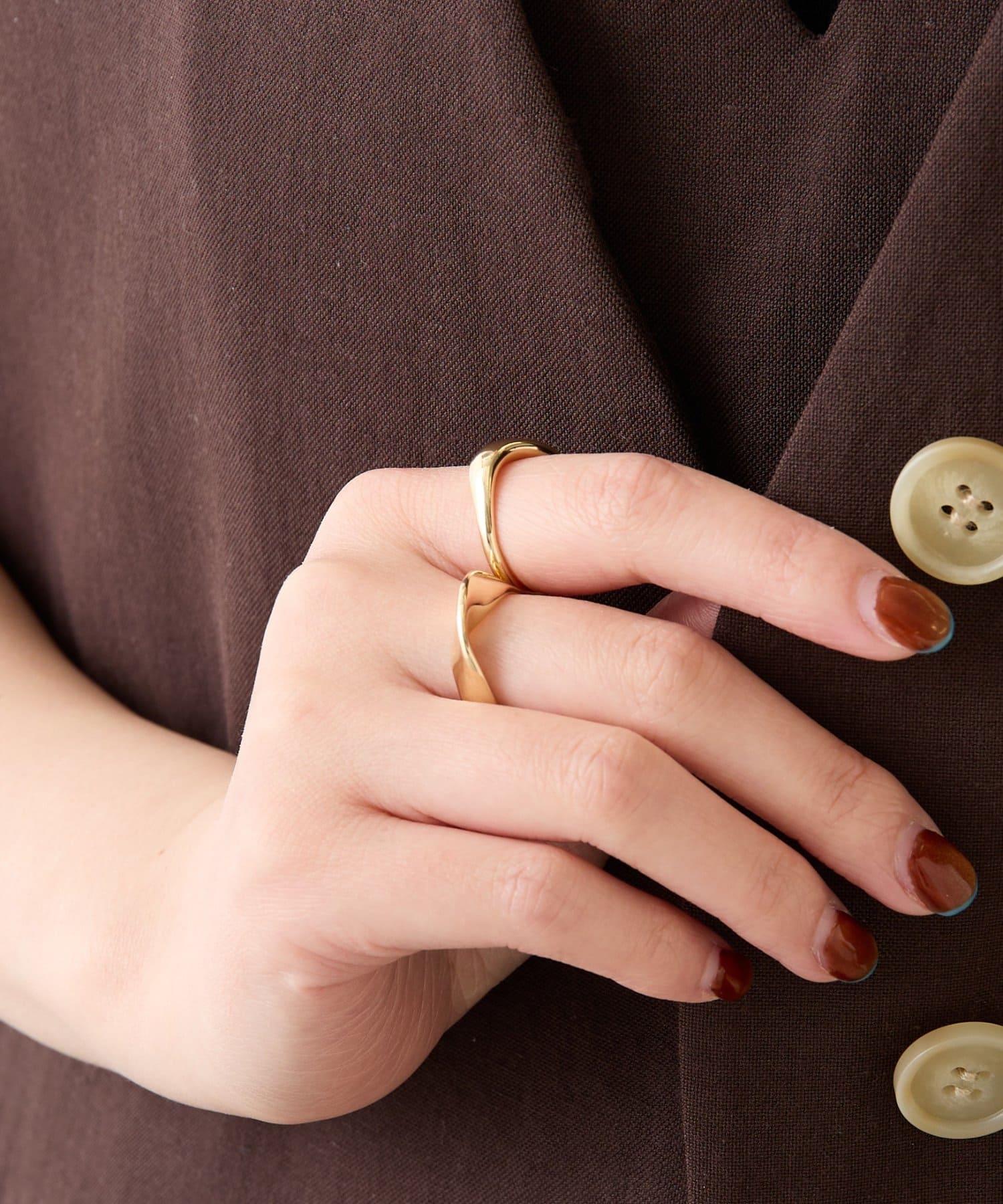 COLLAGE GALLARDAGALANTE(コラージュ ガリャルダガランテ) 【PAPILLONNER/パピヨネ】ツイスト2SETリング