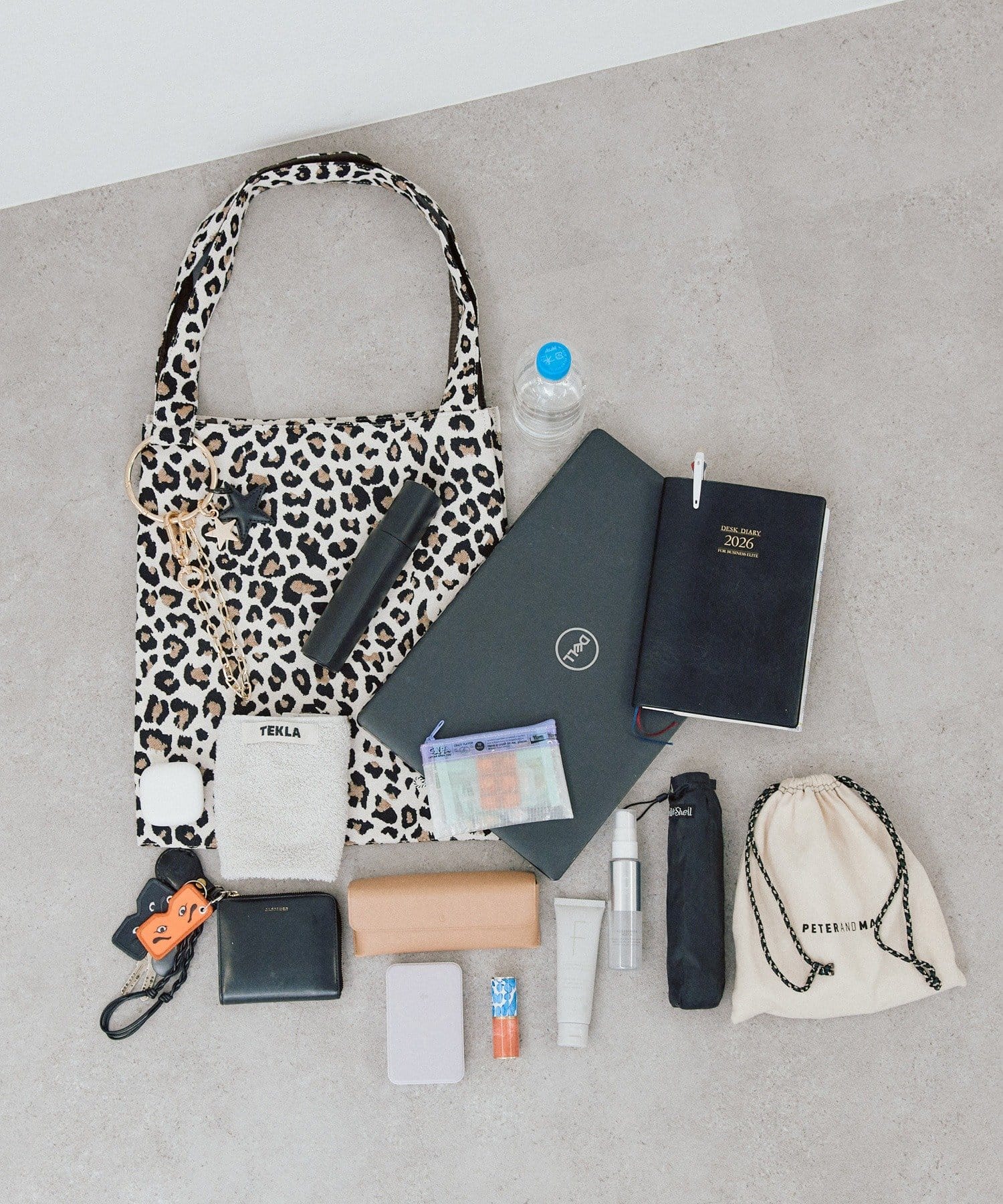 RIVE DROITE(リヴドロワ) 予約【Yossshiiii企画】チャーム付きアニマルジャガードトート/5月下旬お届け予定