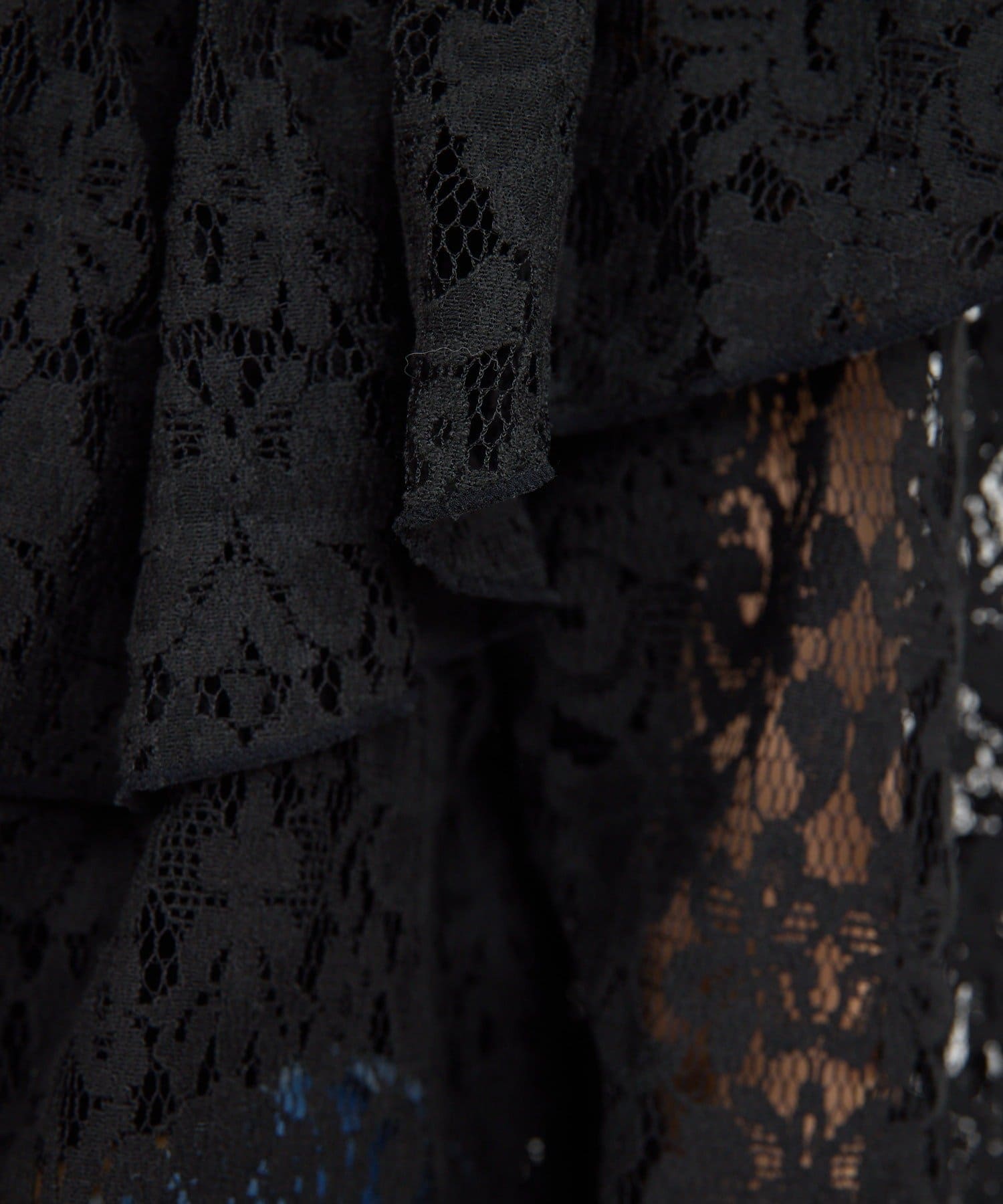 GALLARDAGALANTE(ガリャルダガランテ) オフショルレースブラウス