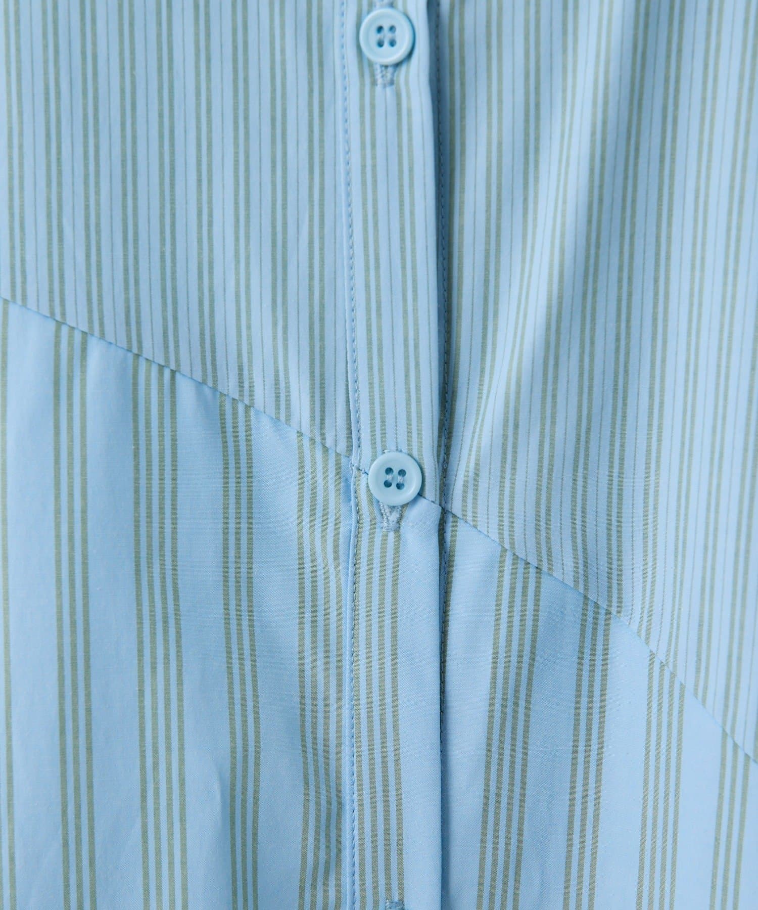 ear PAPILLONNER(イア パピヨネ) 《動画あり》ストライプシャツワンピース【SUM1 STYLE(スミスタイル)】