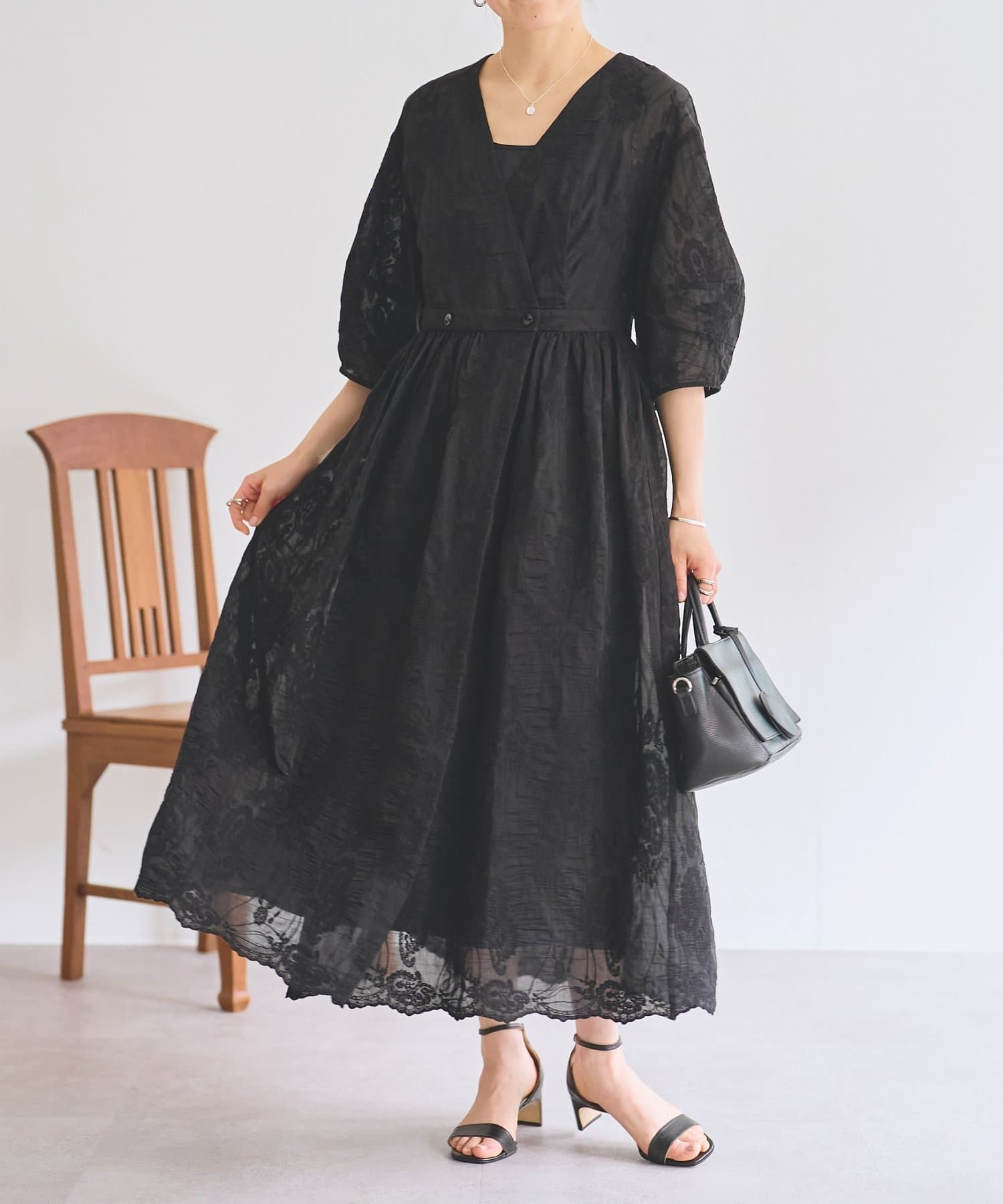 BEARDSLEY(ビアズリー) 《2/12(木)12:00予約・HiROMITHiSTLE》ペイズリーワンピース