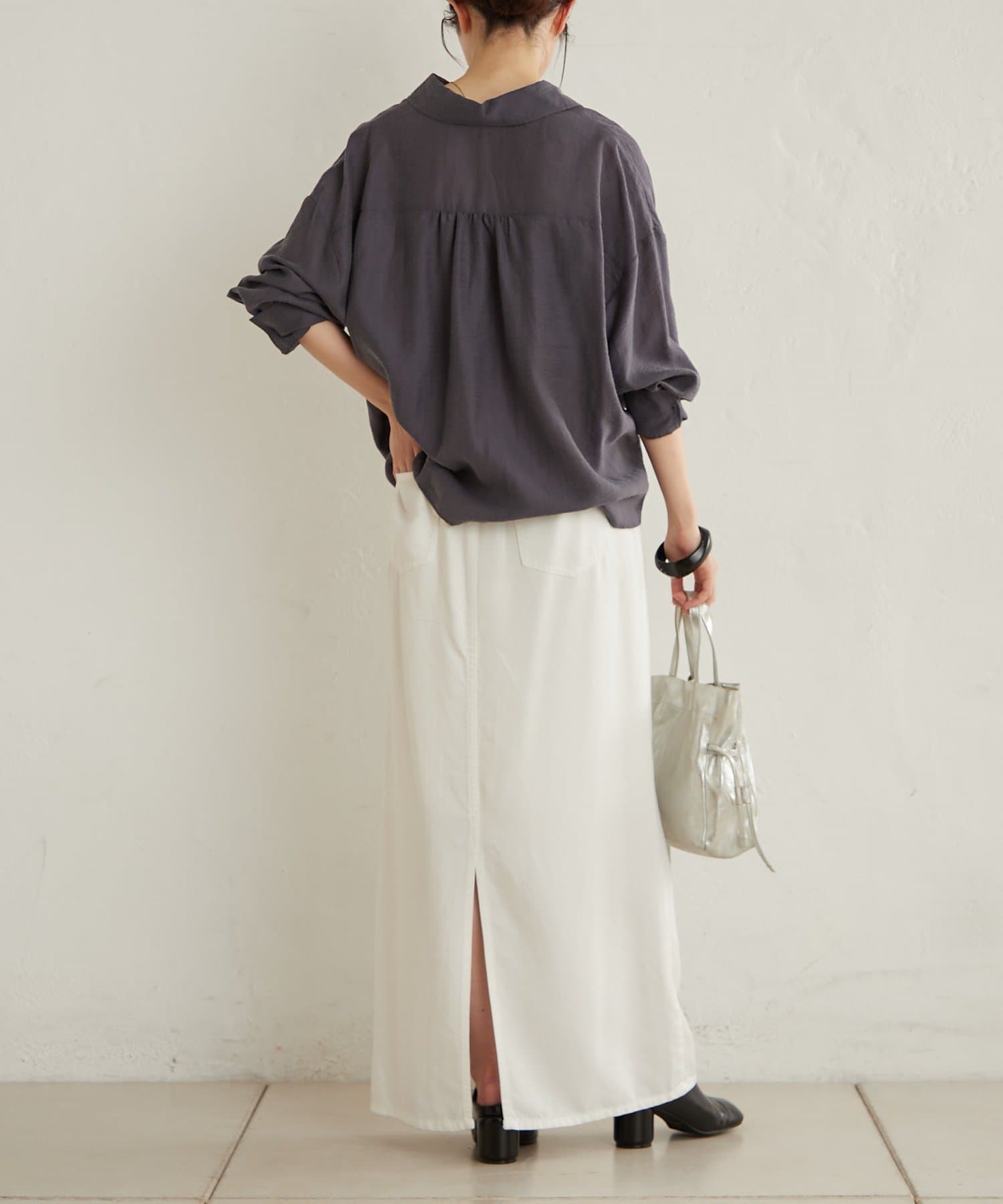 Omekashi(オメカシ) スキッパーツイストシャツ