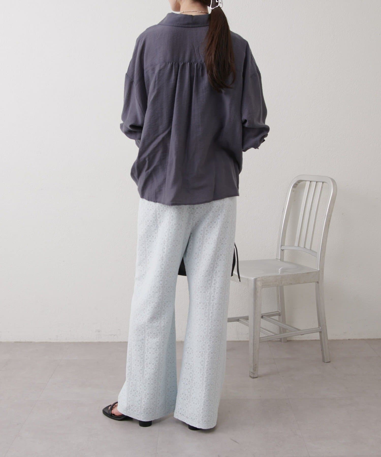 Omekashi(オメカシ) スキッパーツイストシャツ