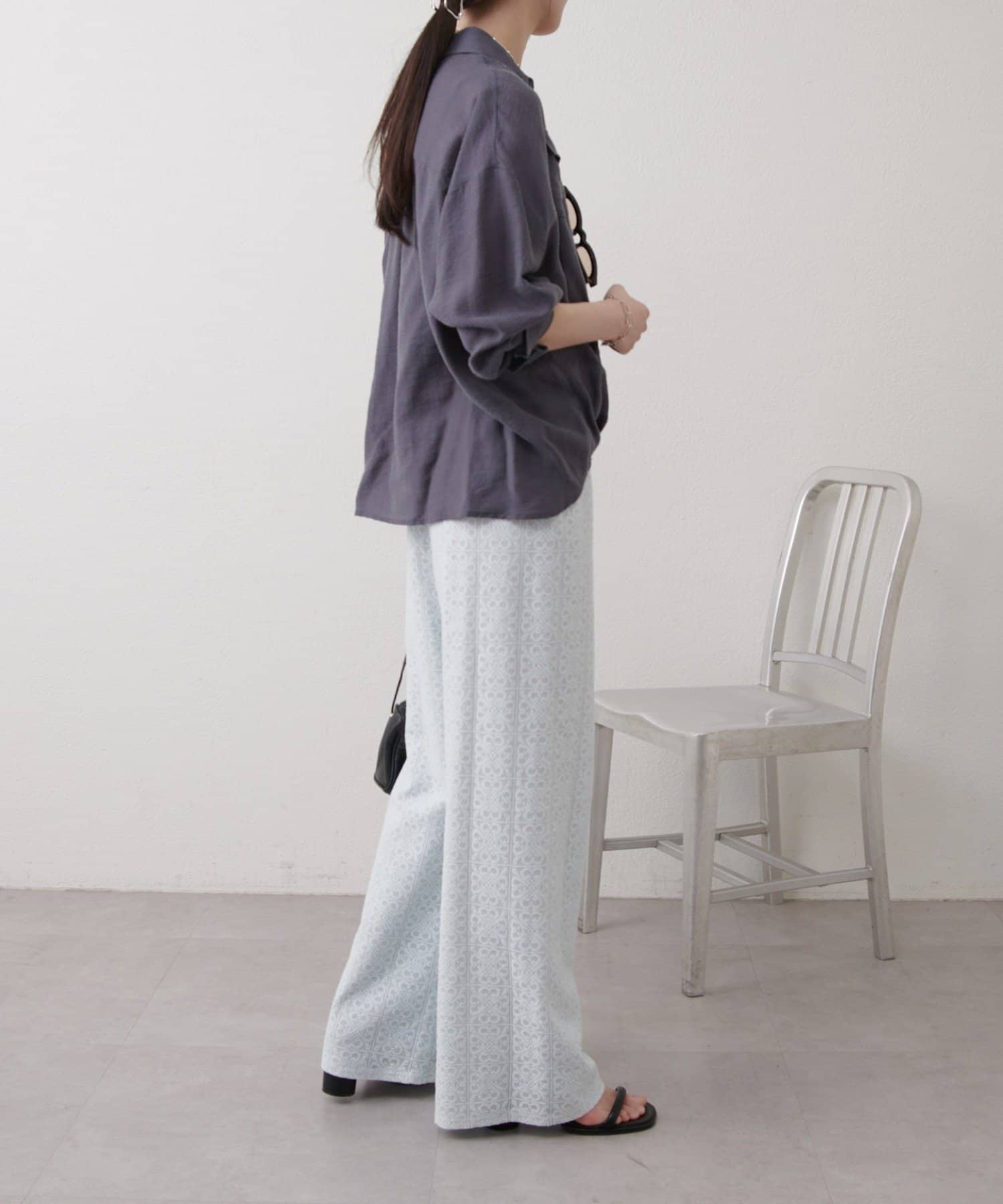 Omekashi(オメカシ) スキッパーツイストシャツ