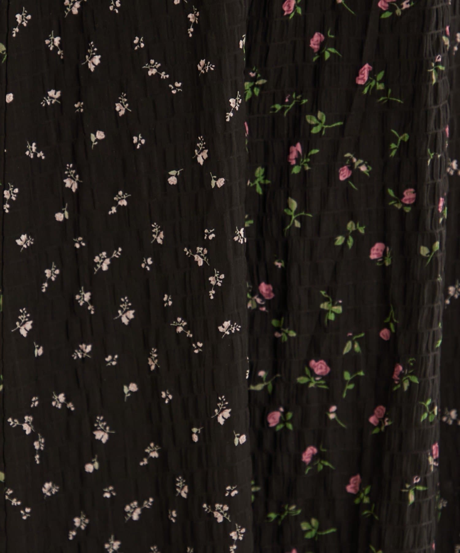 Omekashi(オメカシ) フラワーパネルキャミワンピース