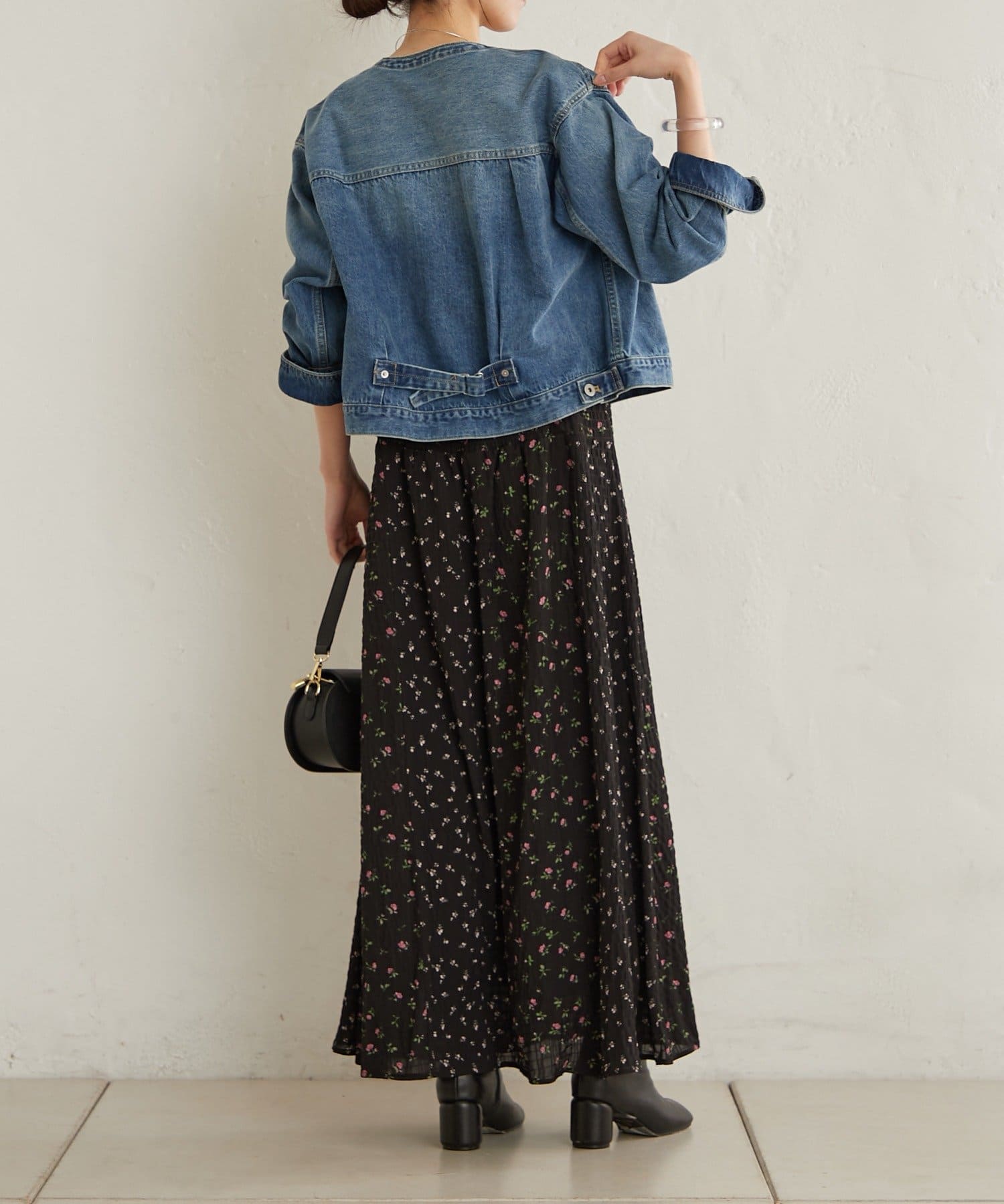 Omekashi(オメカシ) フラワーパネルキャミワンピース