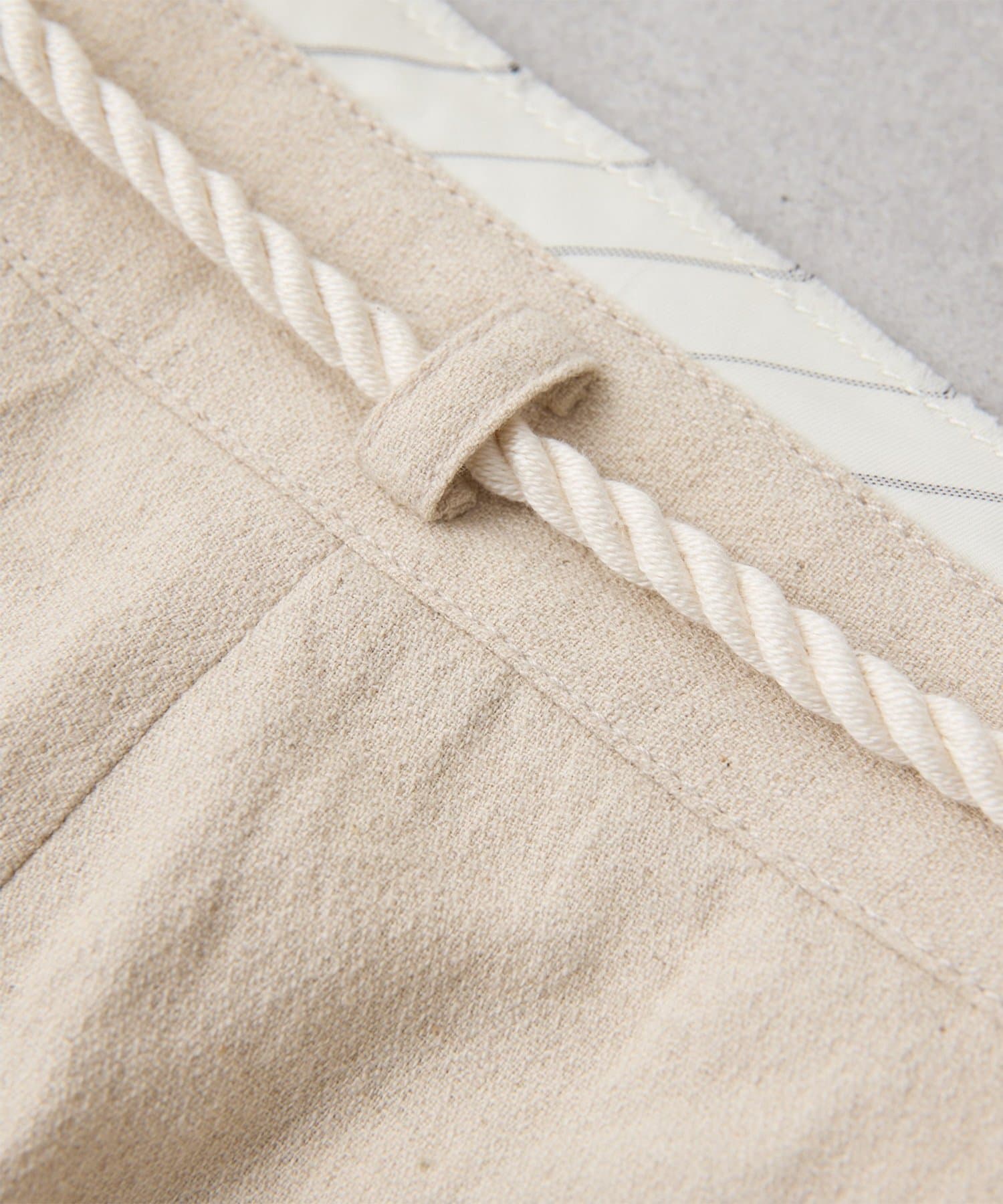 Whim Gazette(ウィム ガゼット) 【THE PAUSE】ロープベルトパンツ