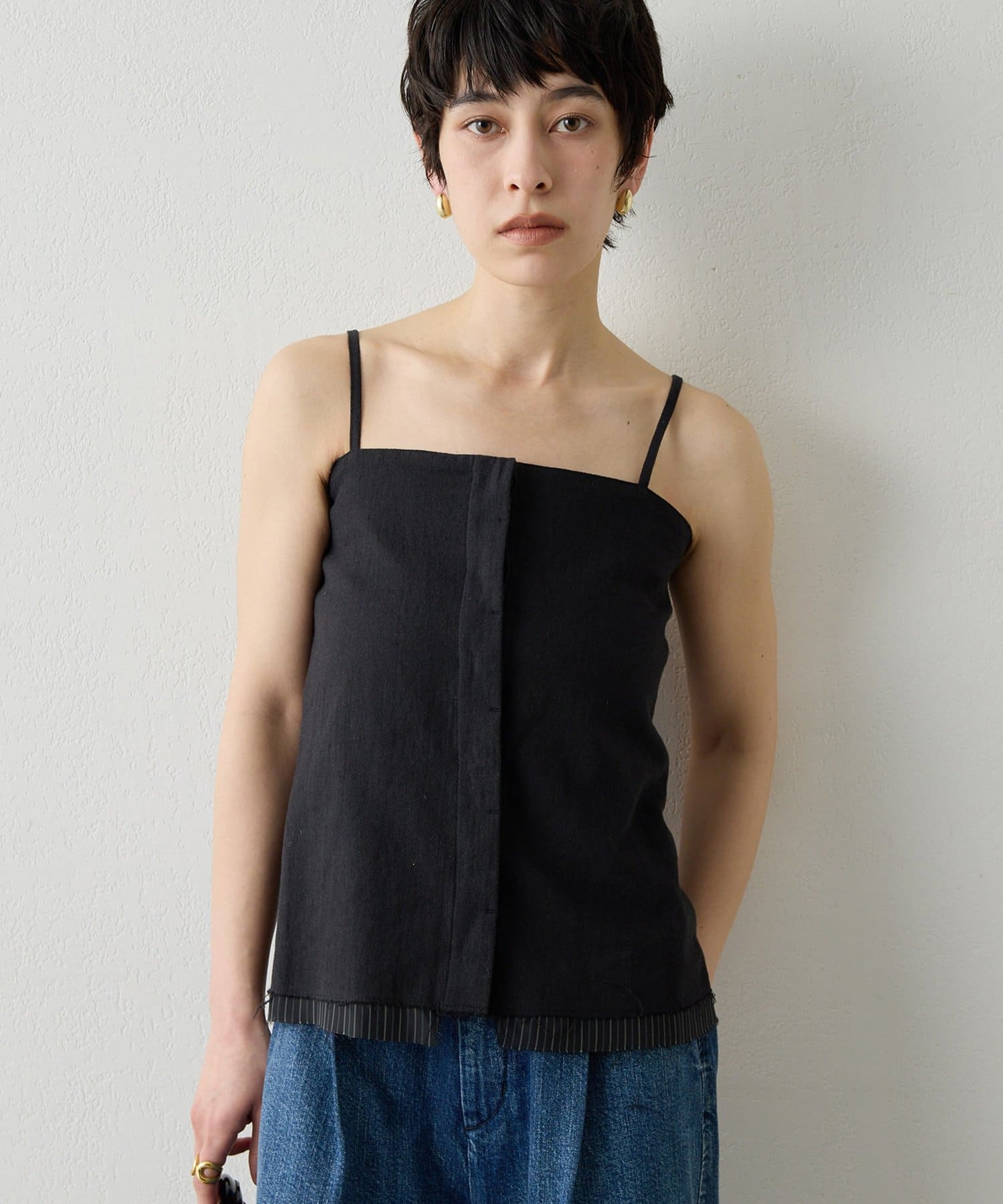 Whim Gazette(ウィム ガゼット) 【THE PAUSE】キャミブラウス