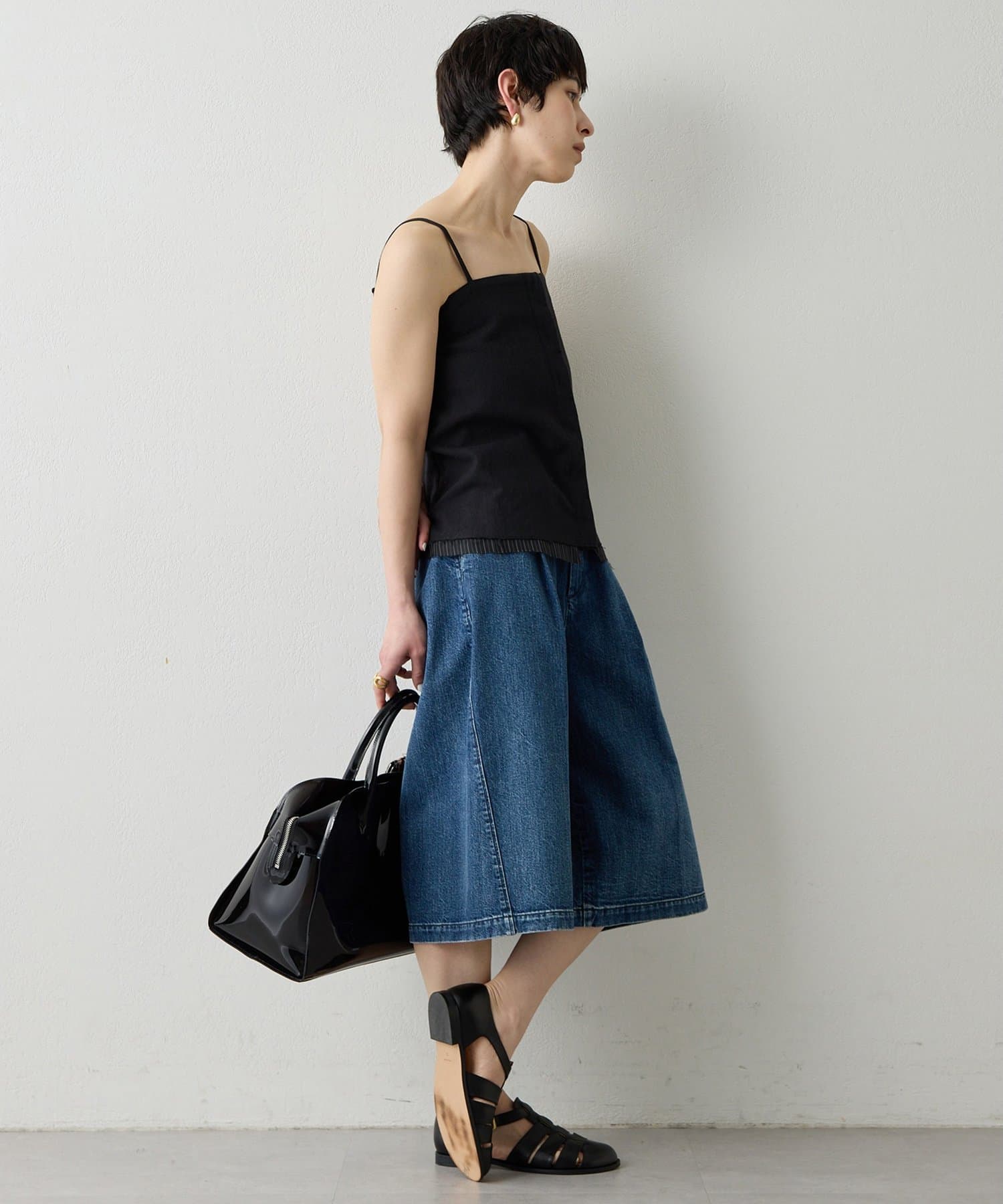 Whim Gazette(ウィム ガゼット) 【THE PAUSE】キャミブラウス