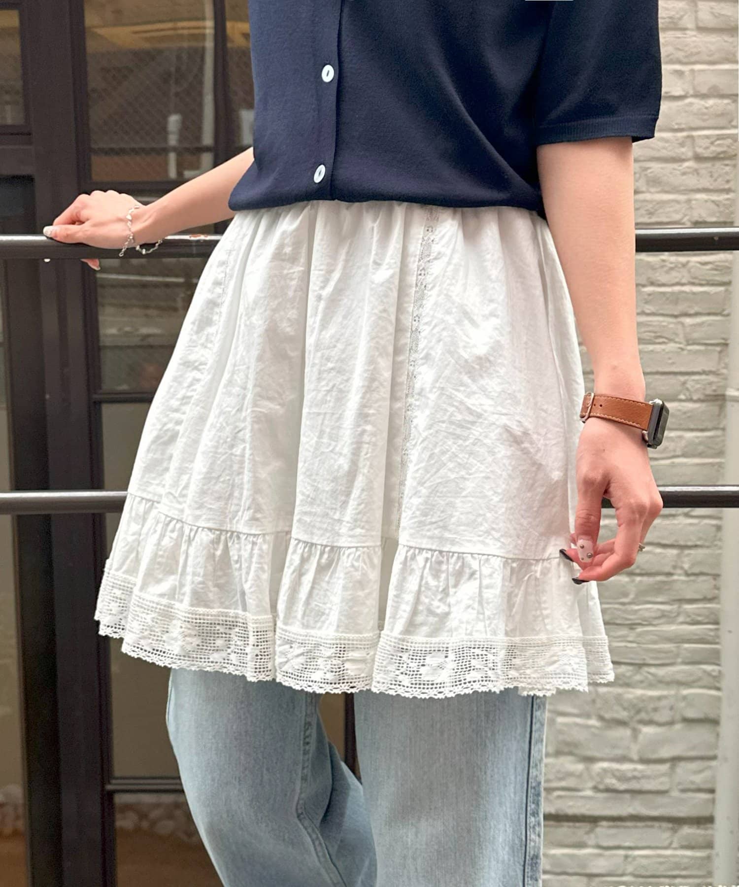 DISCOAT(ディスコート) 【umm./WEB限定】2WAYフレアミニスカート