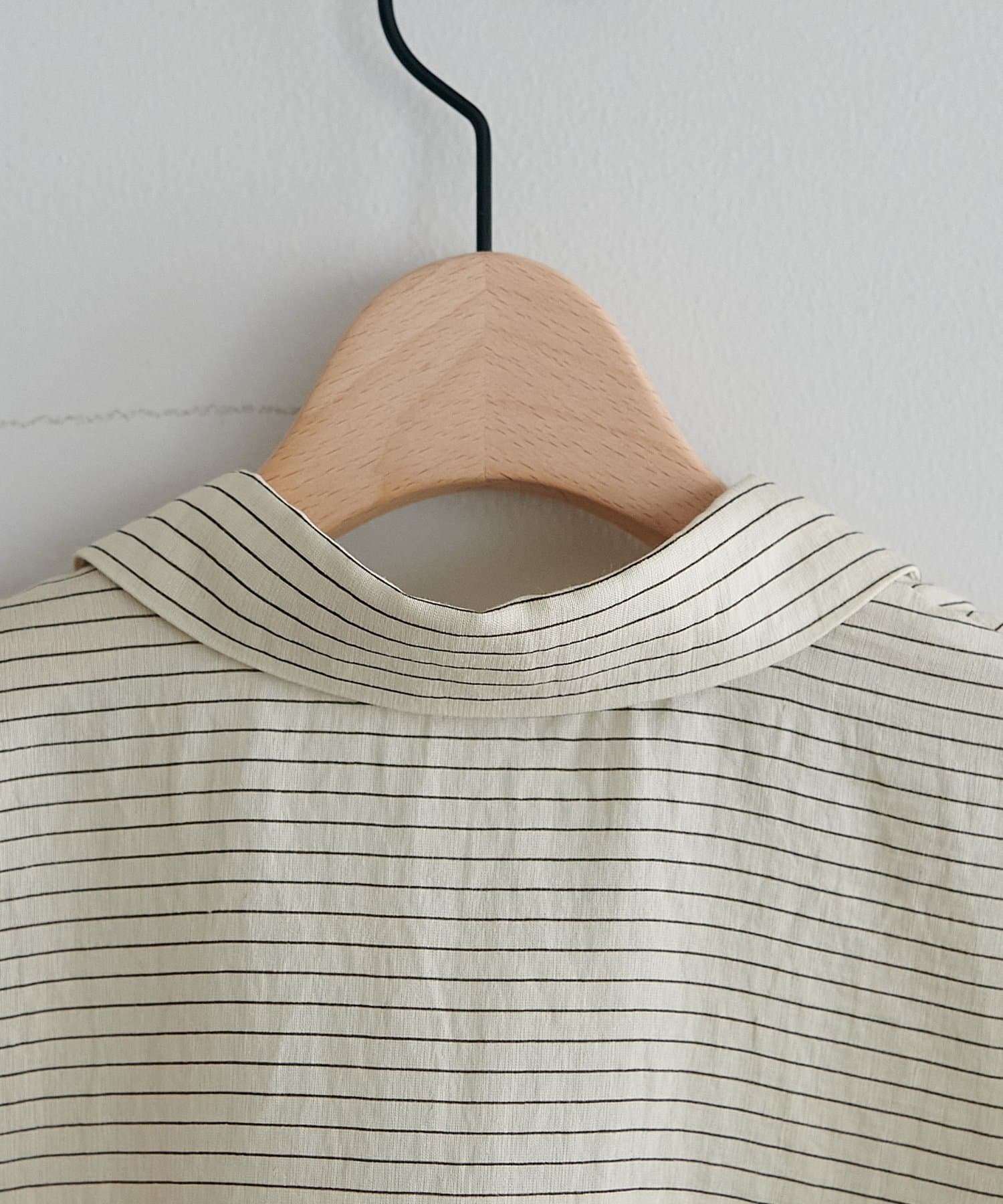 DISCOAT(ディスコート) 【WEB限定】配色ストライプシャツ