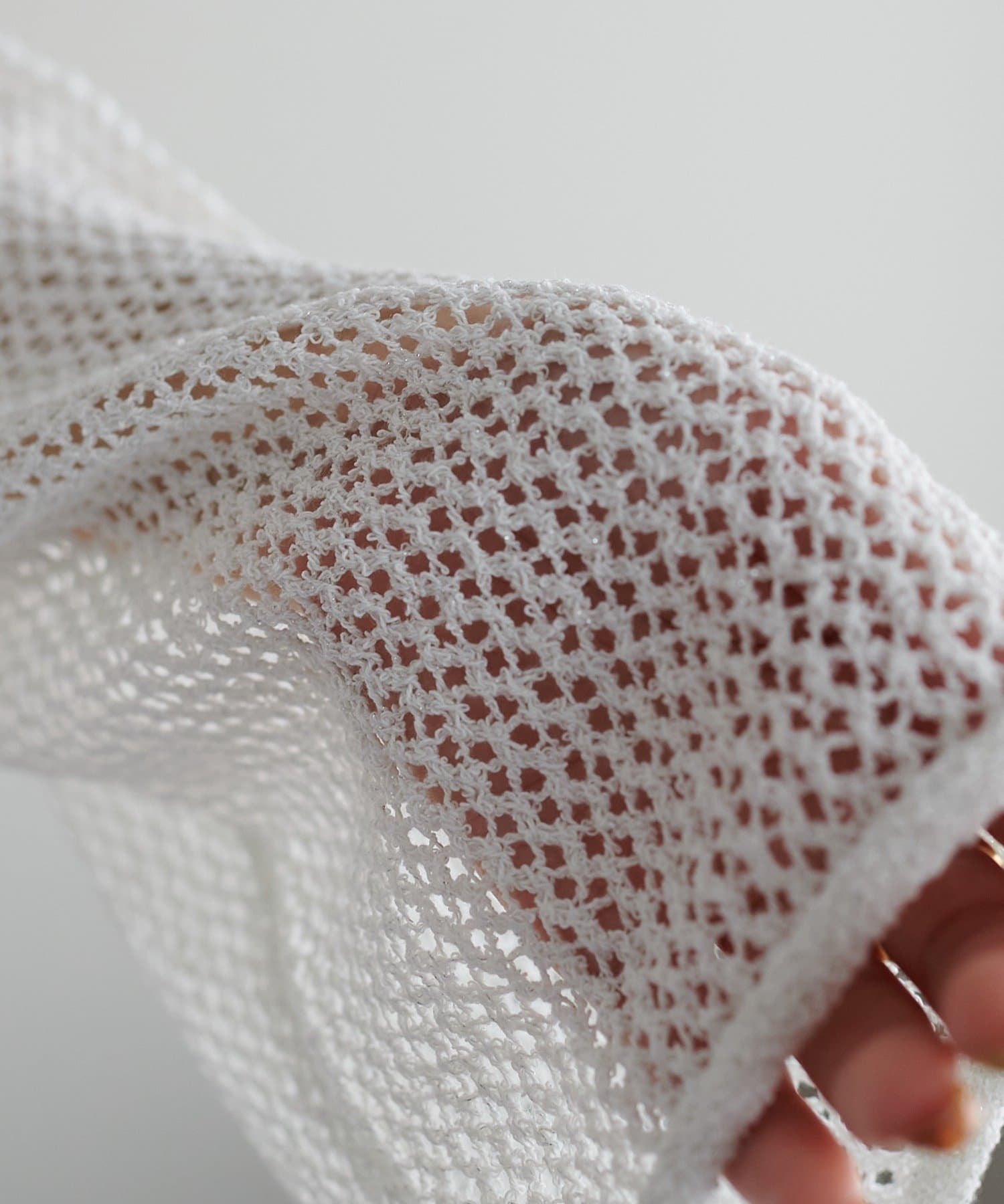 DISCOAT(ディスコート) 【WEB限定】ラメスカシプルオーバー