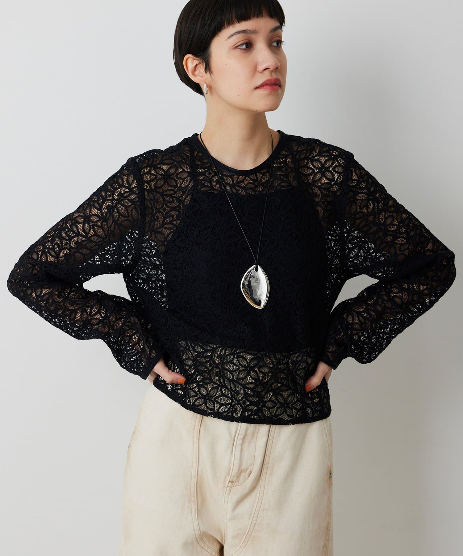 Whim Gazette(ウィム ガゼット) 【THE PAUSE】バッククロスキャミ