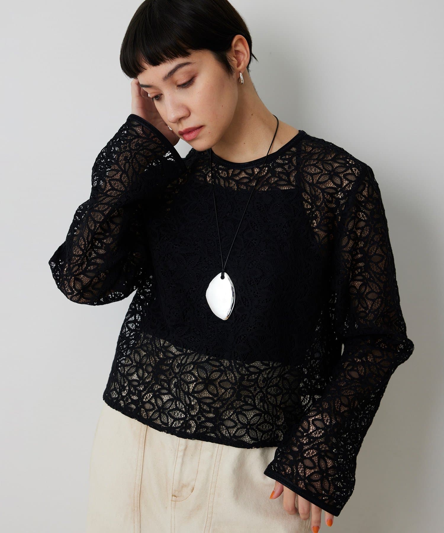 Whim Gazette(ウィム ガゼット) 【THE PAUSE】バッククロスキャミ