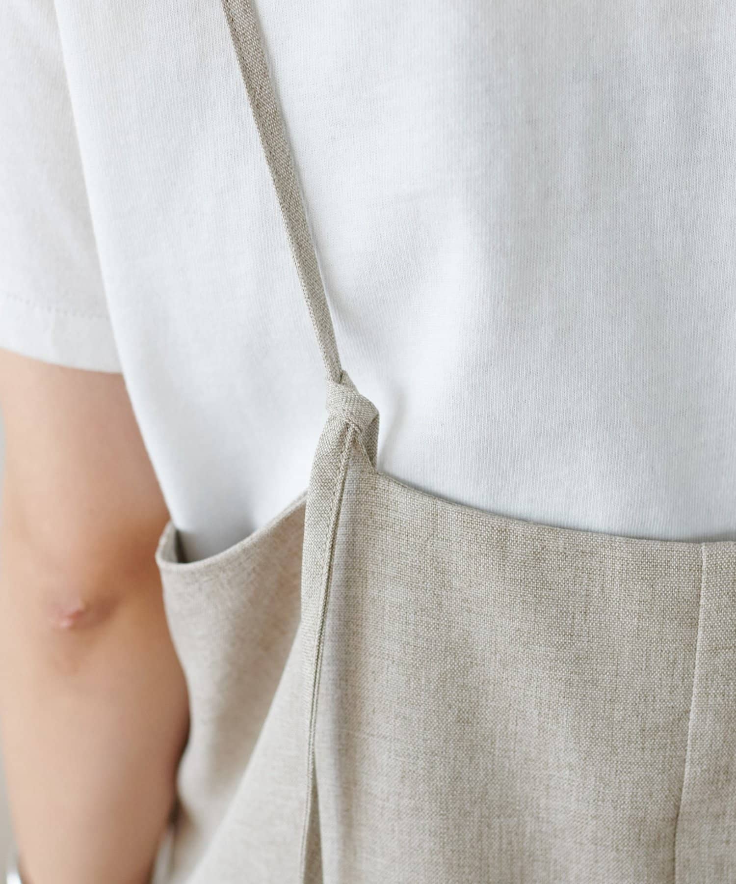 DISCOAT(ディスコート) 【WEB限定】リネンライクキャミワンピース