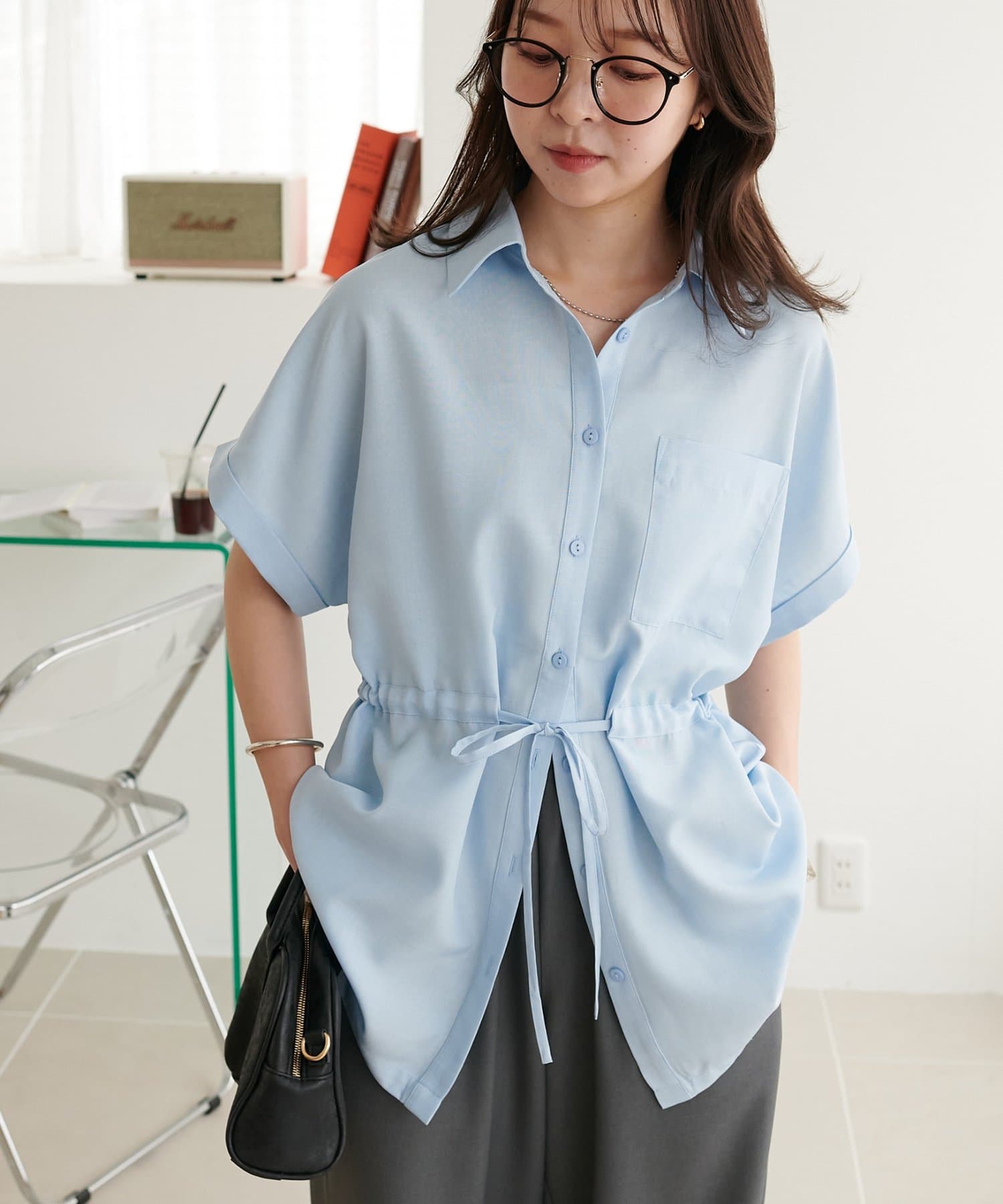 DISCOAT(ディスコート) 【WEB限定】チュニックシャツ