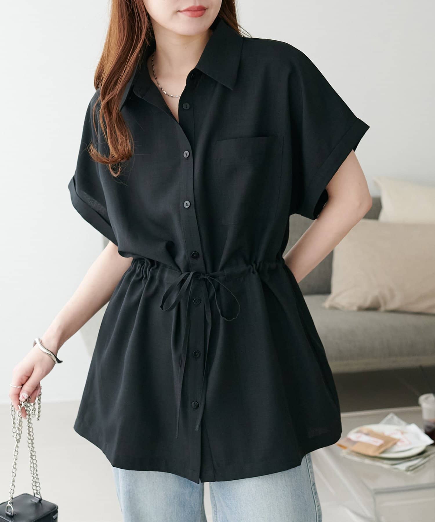 DISCOAT(ディスコート) 【WEB限定】チュニックシャツ