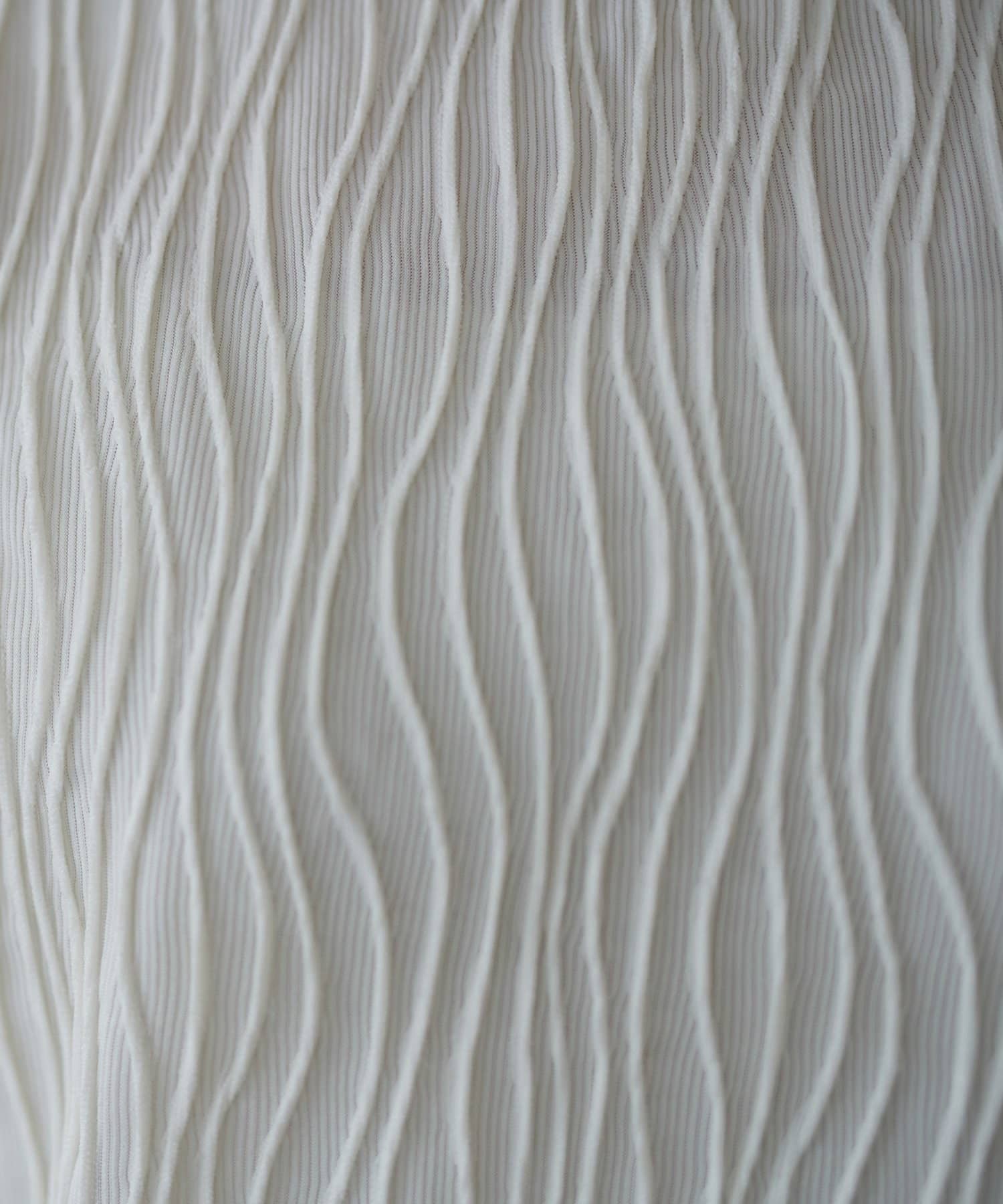 DISCOAT(ディスコート) 【WEB限定】立体ジャガード5分袖