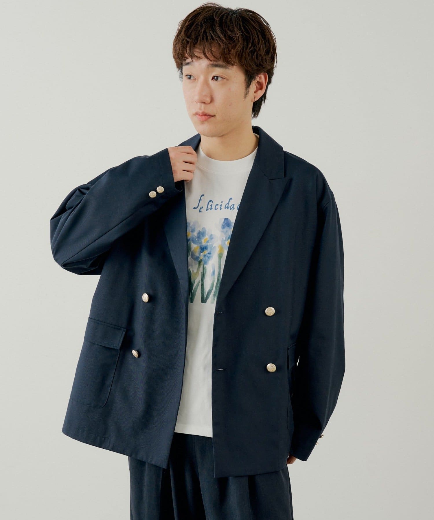 Kastane(カスタネ) 【ユニセックス】BM ダブルジャケット