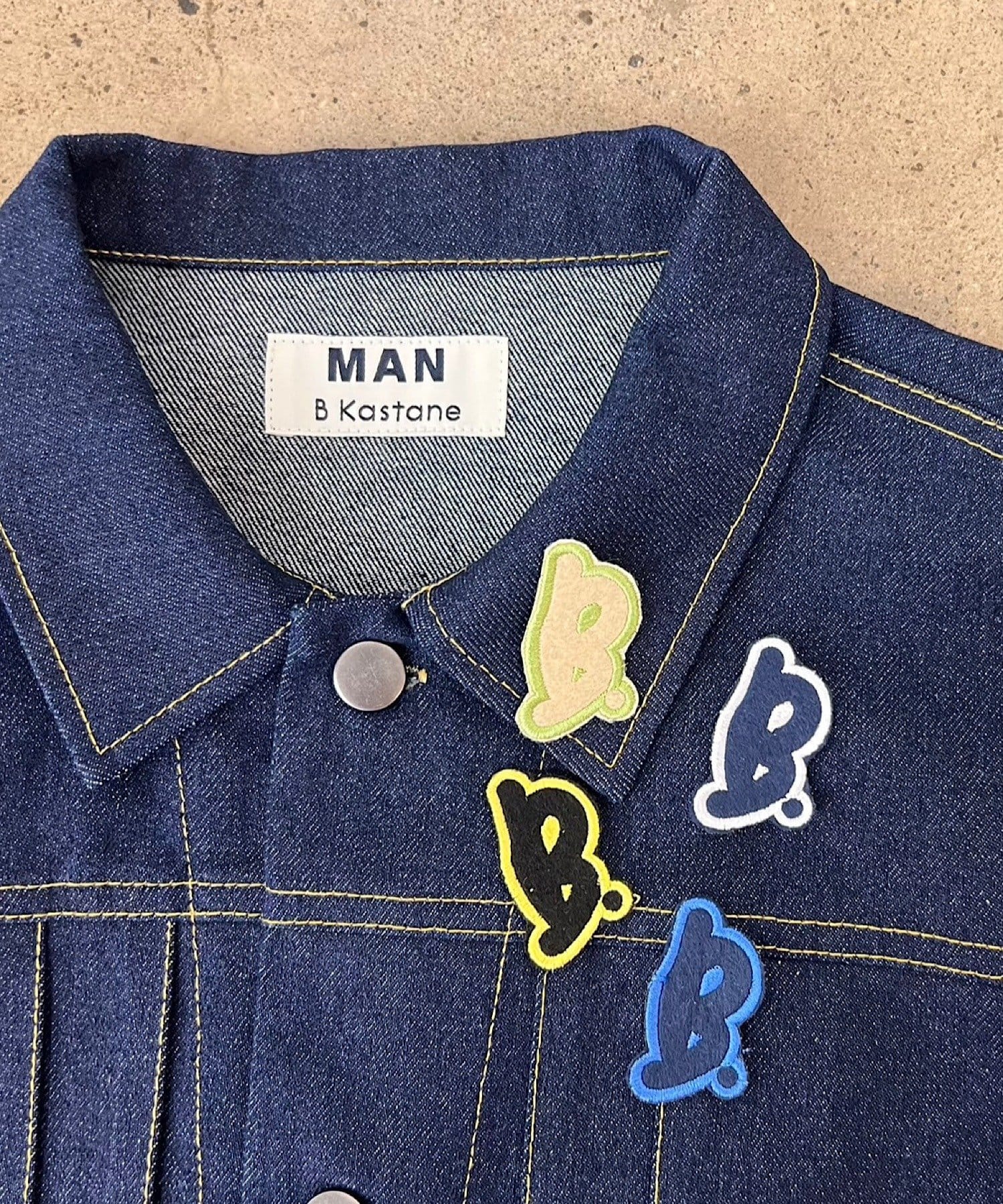 Kastane(カスタネ) 【ユニセックス/S.Mサイズ展開/セットアップ対応】BM 生デニムジャケット