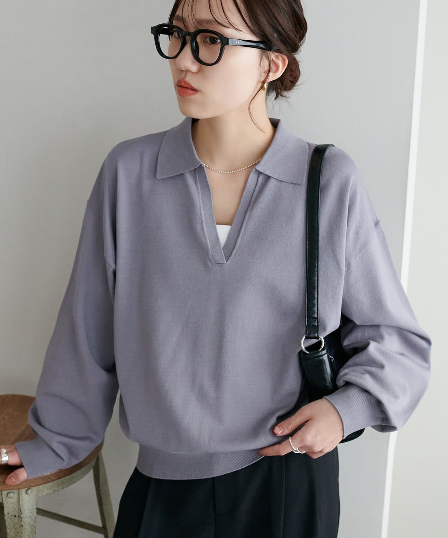 DISCOAT(ディスコート) モチモチスキッパープルオーバー