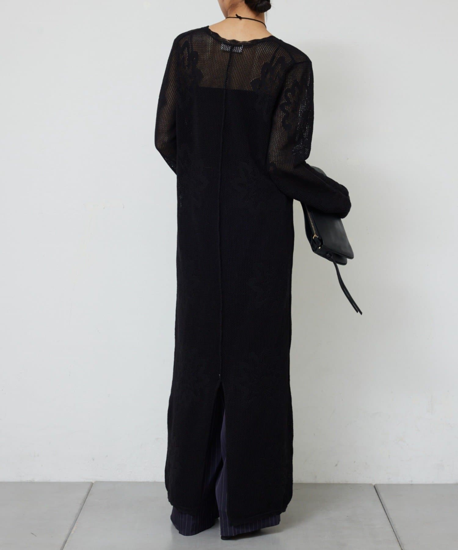 GALLARDAGALANTE(ガリャルダガランテ) 【近日予約開始】メッシュニットドレス