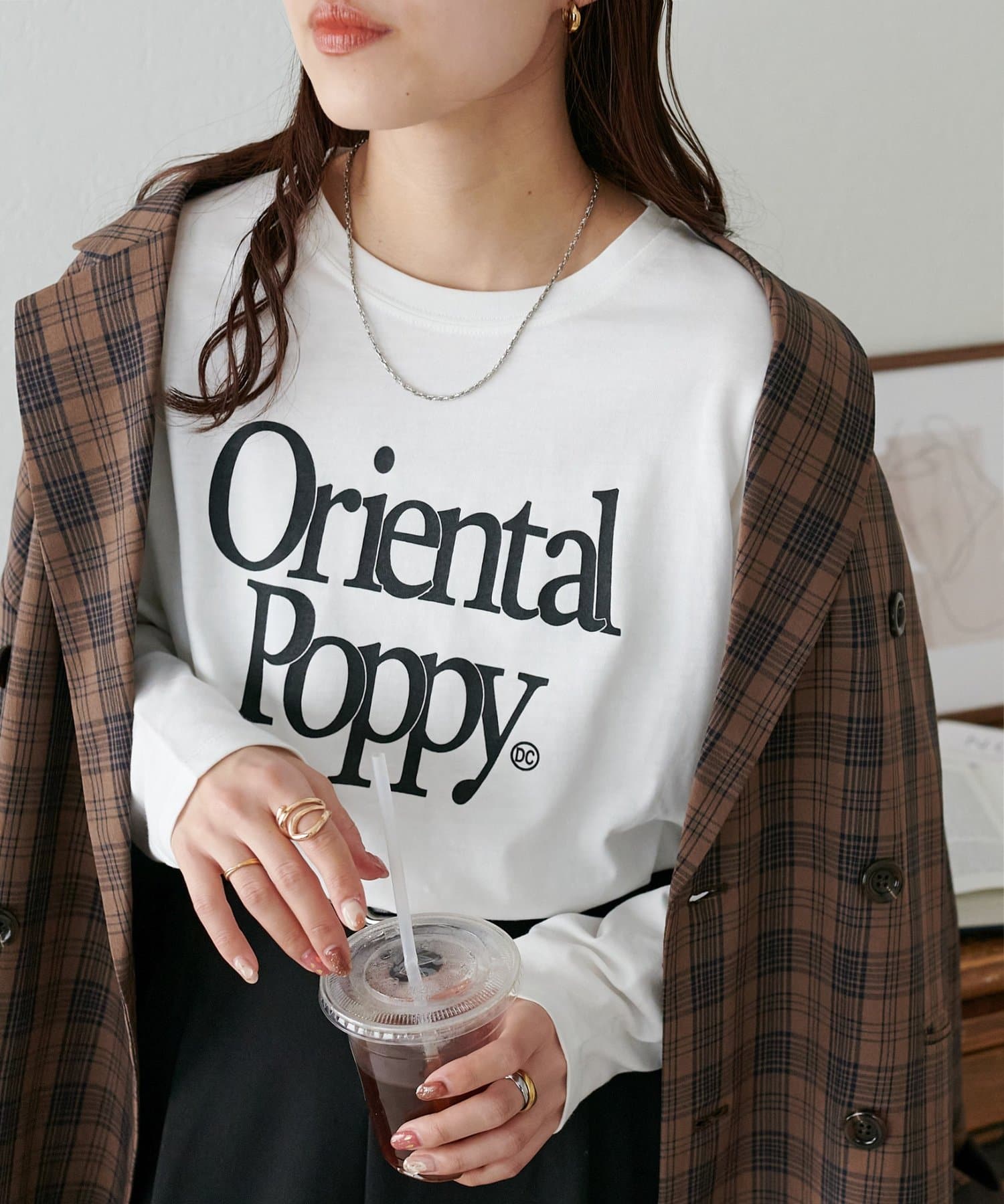 DISCOAT(ディスコート) 【WEB限定】ポピーロゴTシャツ