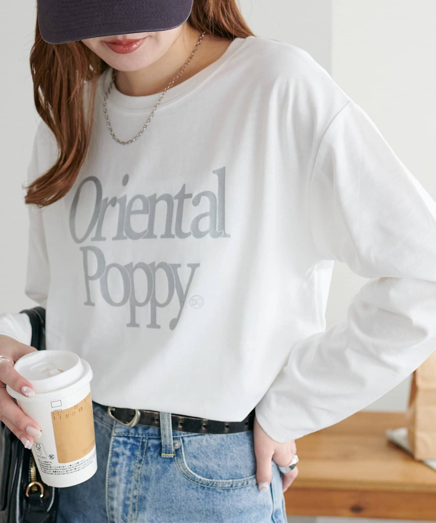 DISCOAT(ディスコート) 【WEB限定】ポピーロゴTシャツ