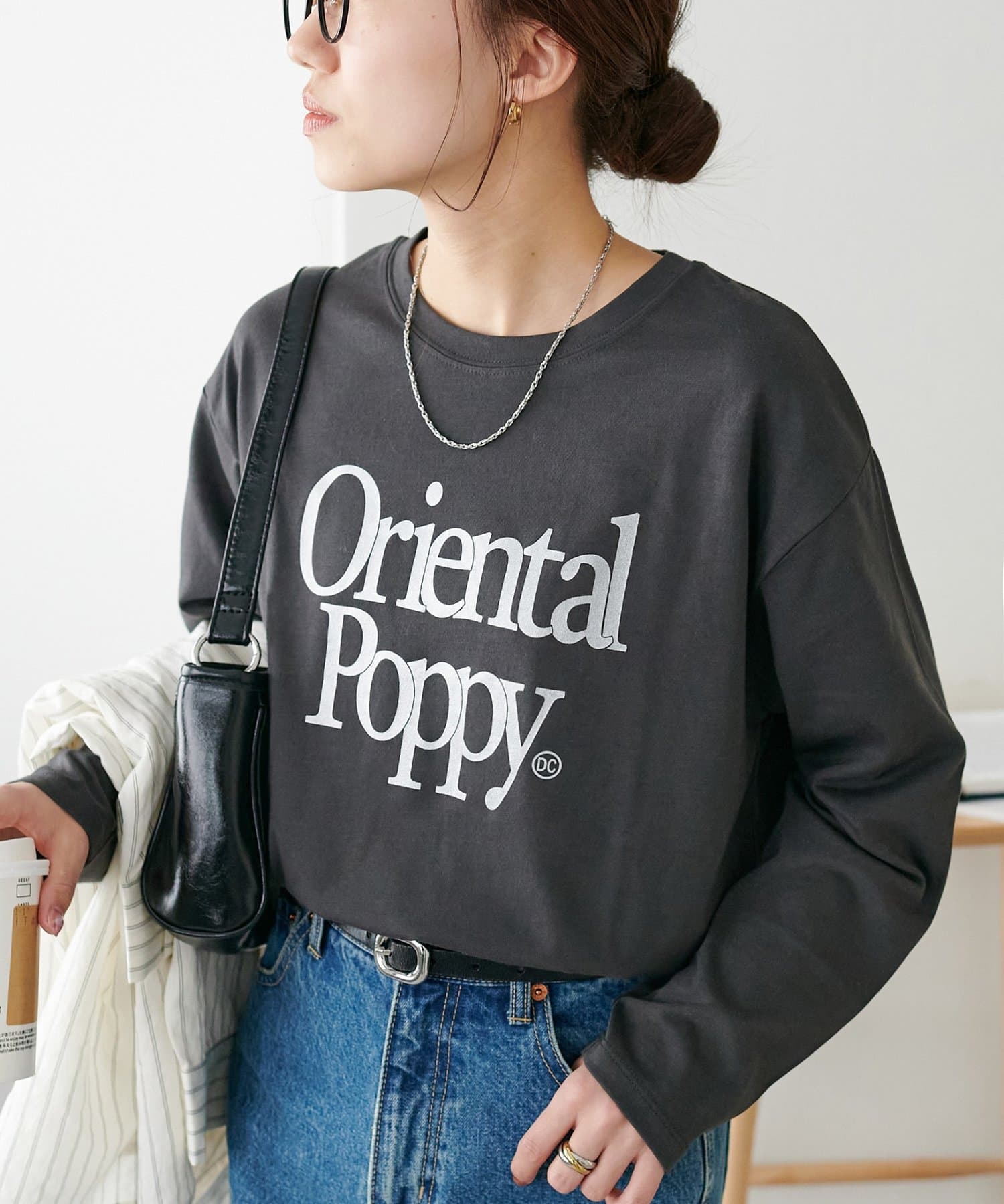 DISCOAT(ディスコート) 【WEB限定】ポピーロゴTシャツ