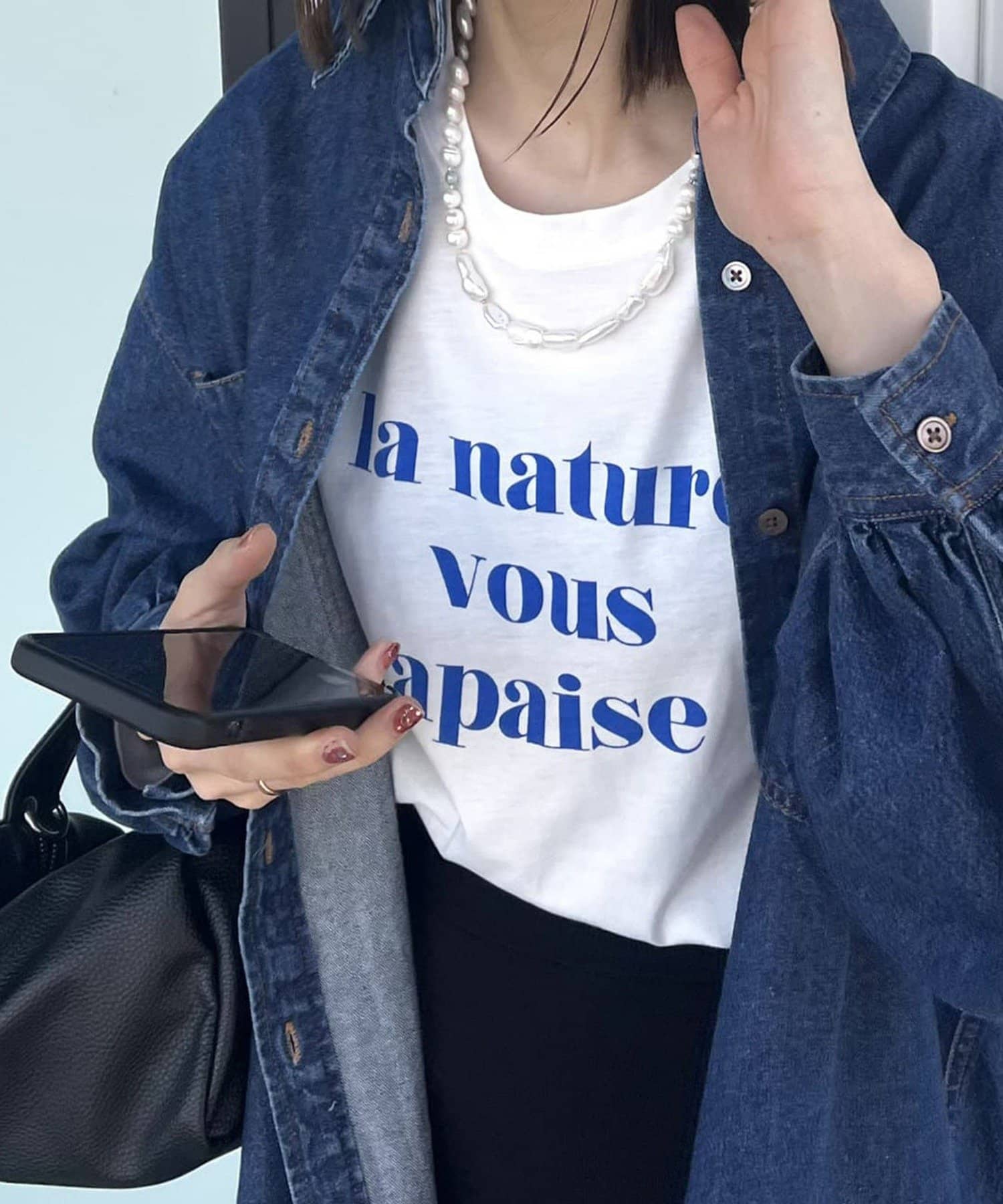 DISCOAT(ディスコート) 【WEB限定】カールロゴTシャツ